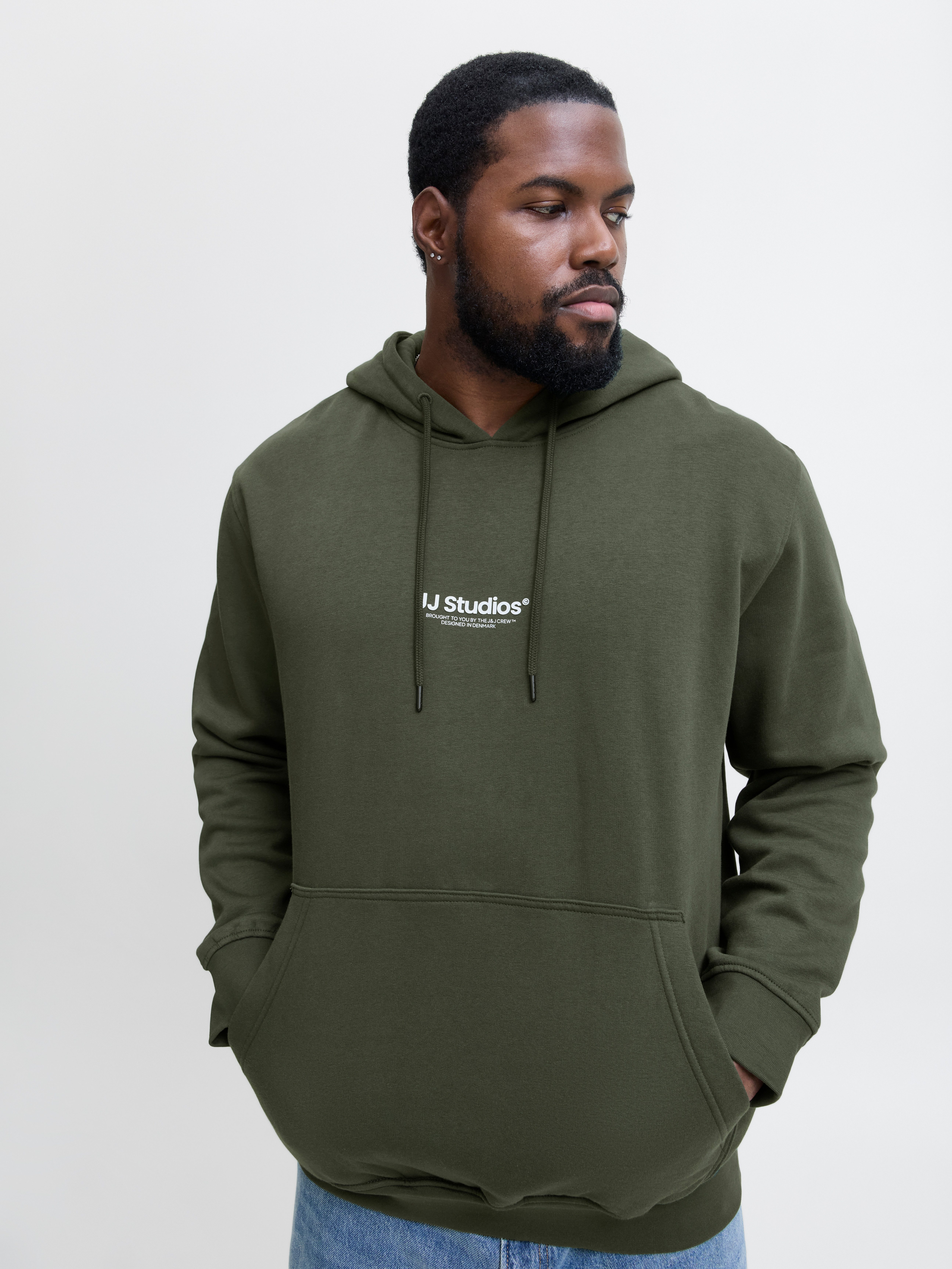Jack & Jones PlusSize Kapuzensweatshirt JJESOHO SWEAT HOOD NOOS PLS mit Log günstig online kaufen