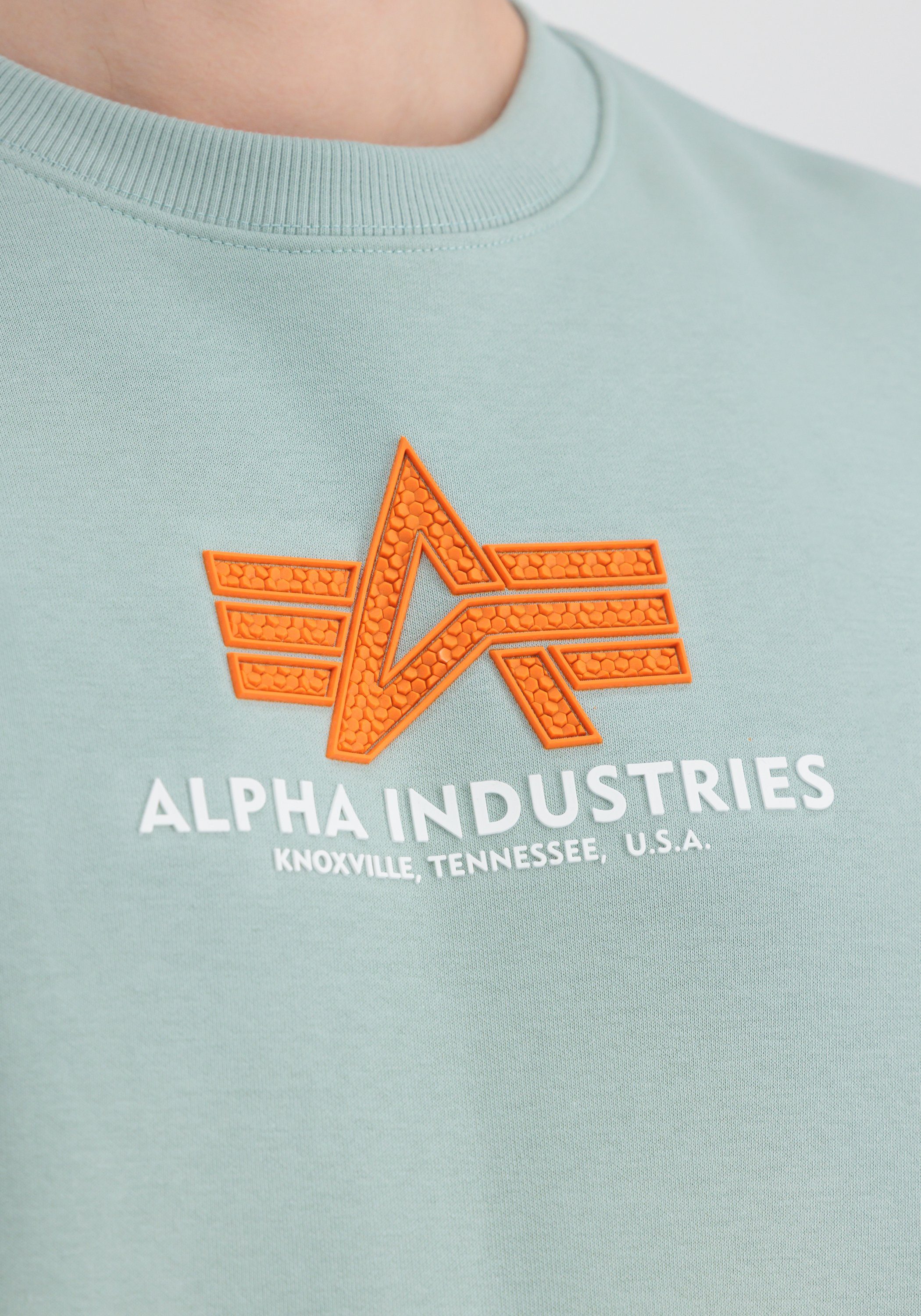 Alpha Industries Sweater "Basic Sweatshirt Rubber ML" günstig online kaufen