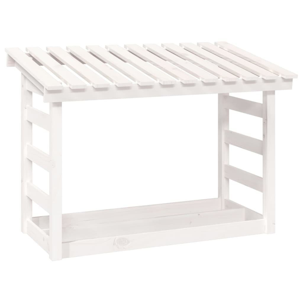 vidaXL Kaminholzregal 108 x 645 x 78 cm Kaminholzregal Brennholzregal Kaminholzlager Holzlag, BxTxH:108x64x78 cm