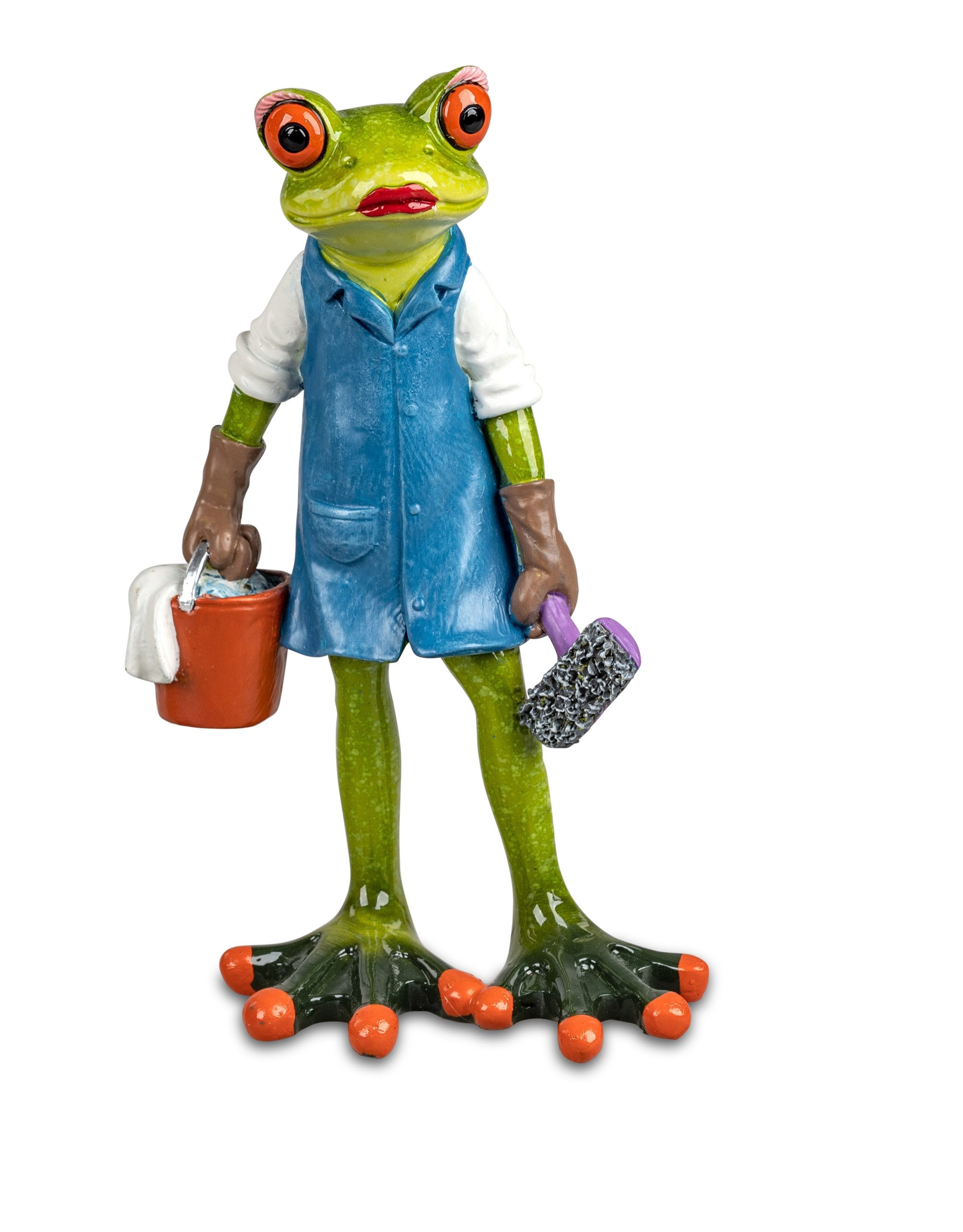 formano Dekofigur Frosch Hausputz Reinigungsfrosch Putzmann günstig online kaufen