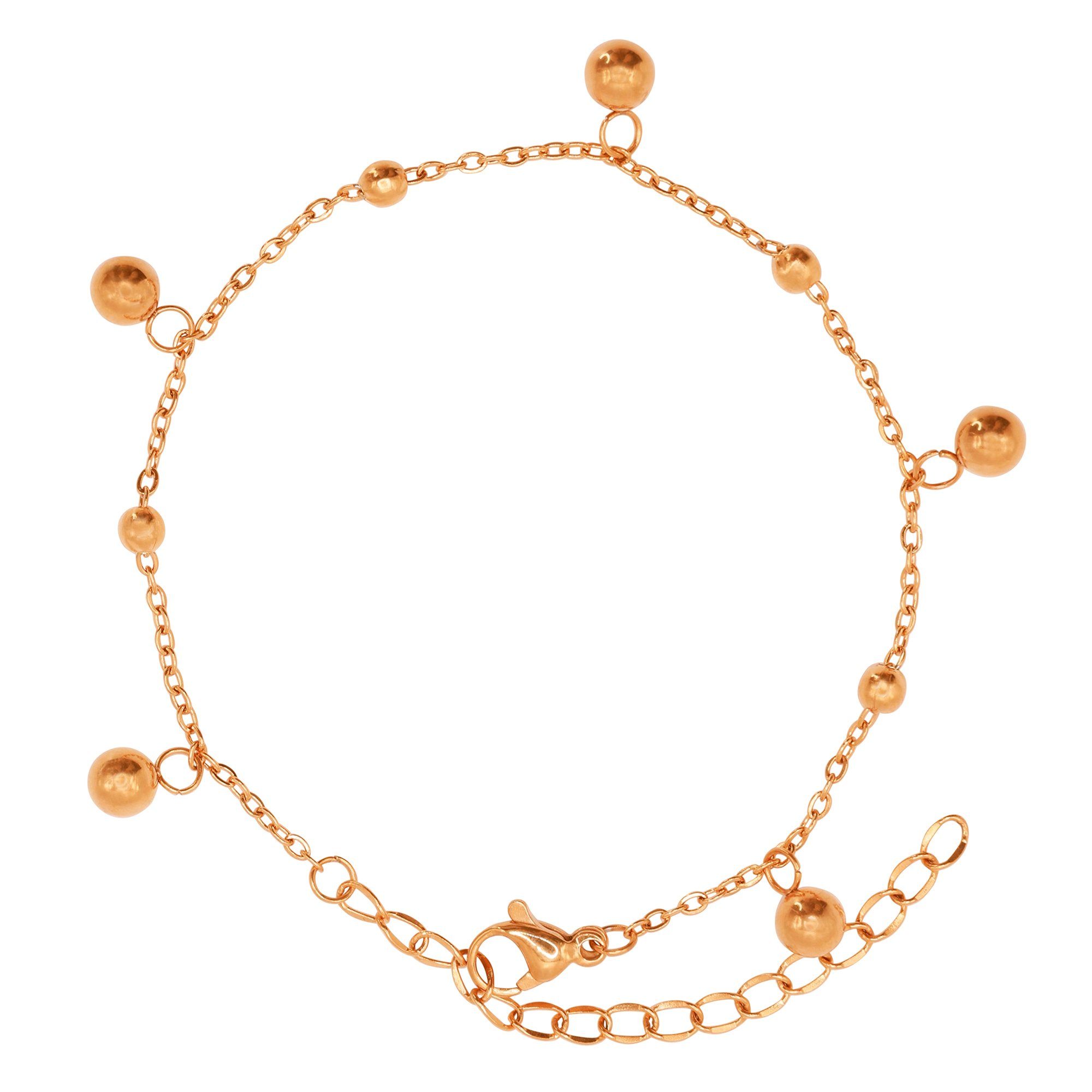Heideman Armband Emilia Verlängerungskette rose mit Frauen inkl. goldfarben (Armband, für Armkette Geschenkverpackung)