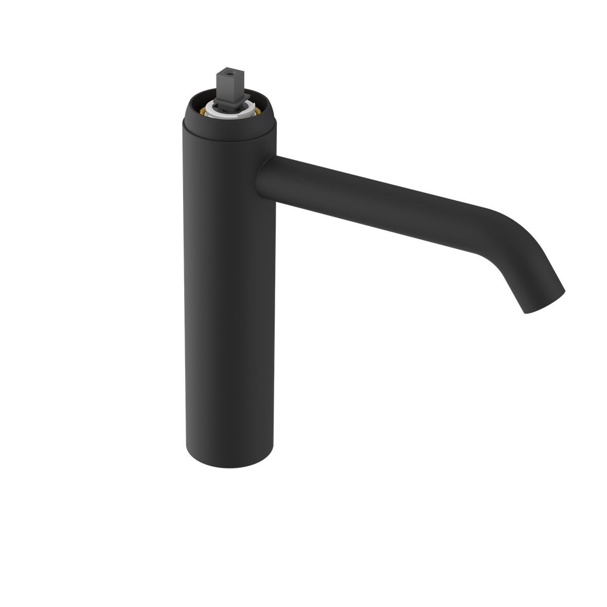 Sapho Waschtischarmatur ULTRAMIX Armaturenkörper der Waschbeckenarmatur, Schwarz matt Sapho-UT004B-1