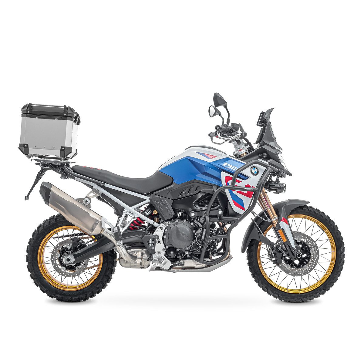 Bagtecs Topcase Set Alu Topcase + Gepäckbrücke passend für BMW F 900 GS 24-26 # XB55 s