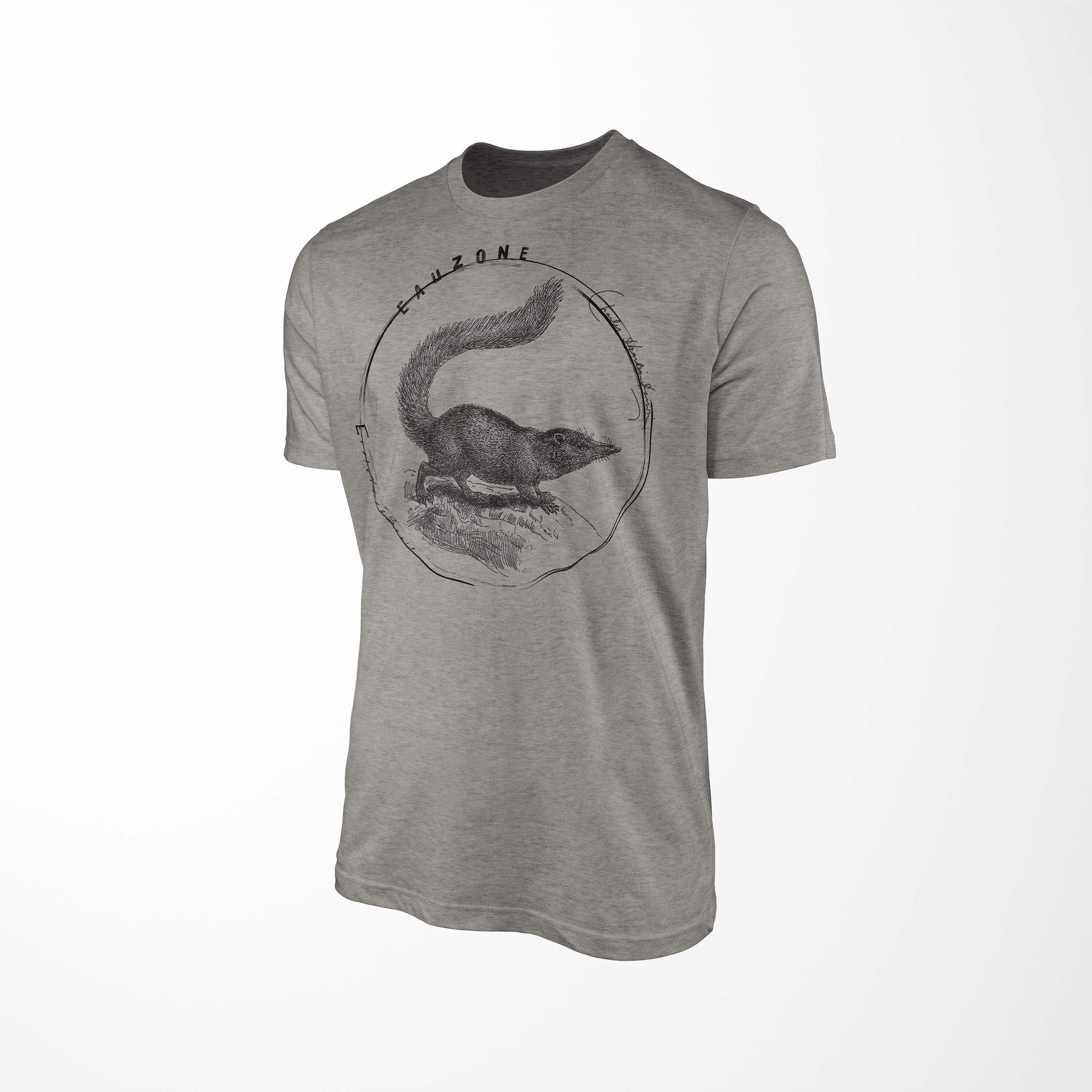 Art Herren Evolution Ash T-Shirt Sinus T-Shirt Spitzhörnchen