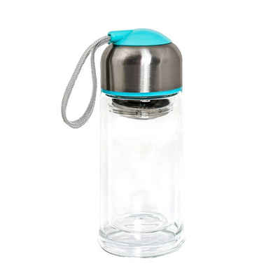 HTI-Living Trinkflasche Trinkflasche Glasflasche, Teeflasche ToGo Wasserflasche