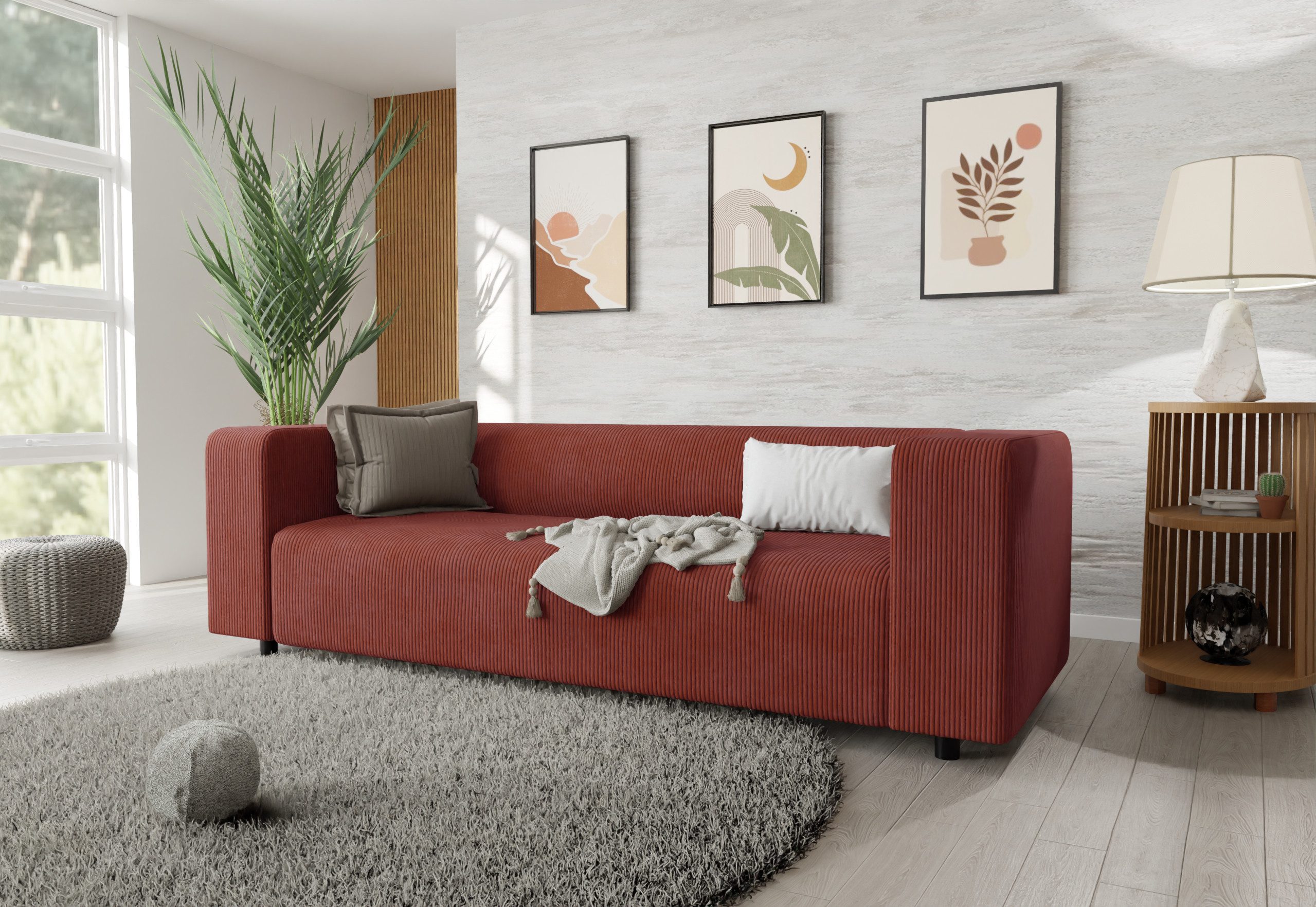 S-Style Möbel 3-Sitzer Sofa Gustav aus günstig online kaufen