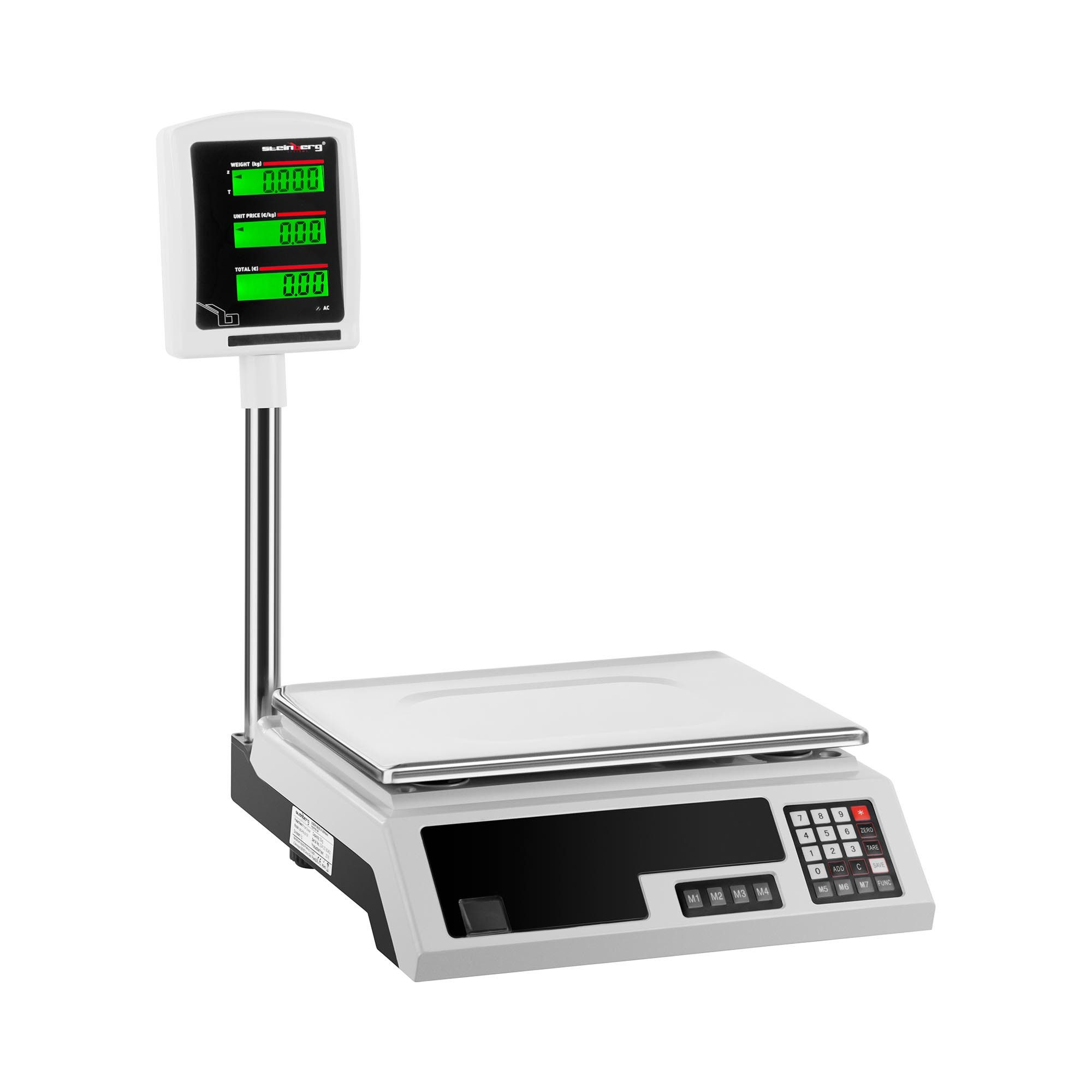 Steinberg Systems Präzisionswaage Waage Kontrollwaage Ladenwaage Marktwaage Preiswaage LCD extra genau