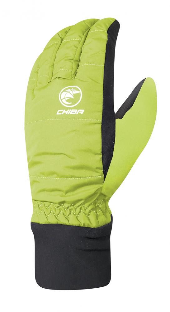 Chiba Fahrradhandschuhe CHIBA City Liner Kids - wasserdichte Kinder-Radhandschuhe L neongelb