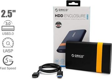 ORICO Externe Festplatte 500GB 2.5" USB 3.0 externe HDD-Festplatte (500GB) 2,5", für PC Laptop TV PS4 PS5 Xbox, kompatibel mit Windows Mac und Linux