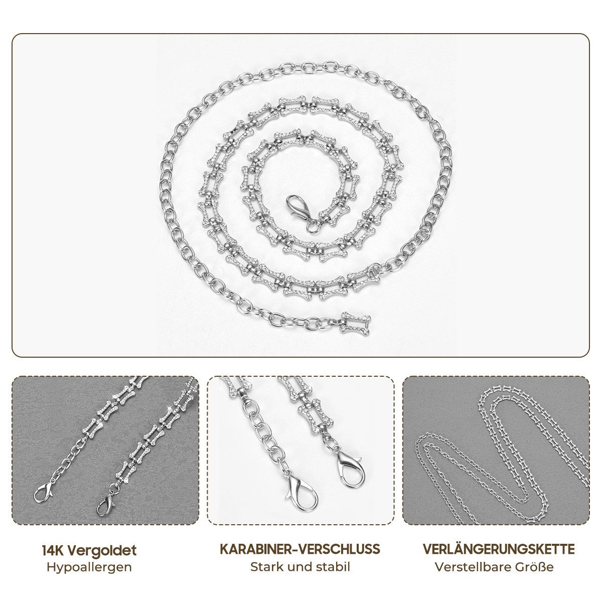 RWEUOQ Kettengürtel Kettengürtel Taillenkette Damengürtel Kleid günstig online kaufen