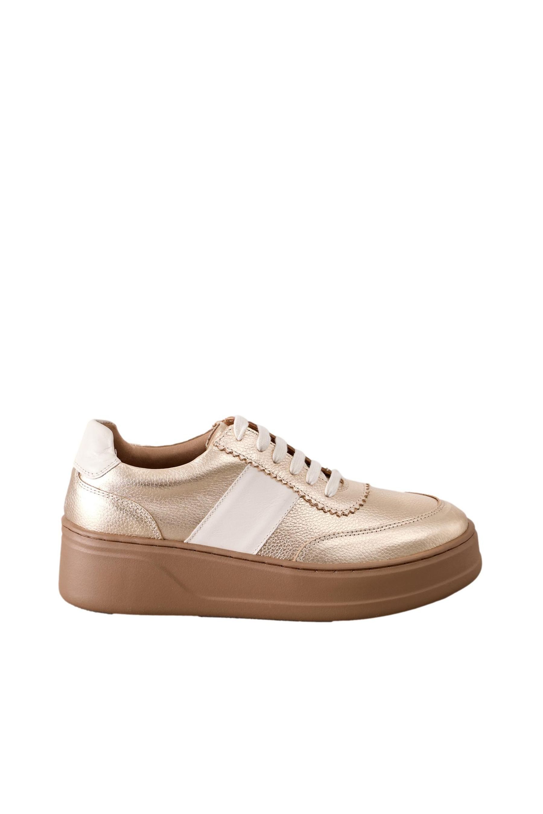 Next Signature Schnürsneaker, Keilabsatz, Premium-Leder Кроссовки (1-tlg)