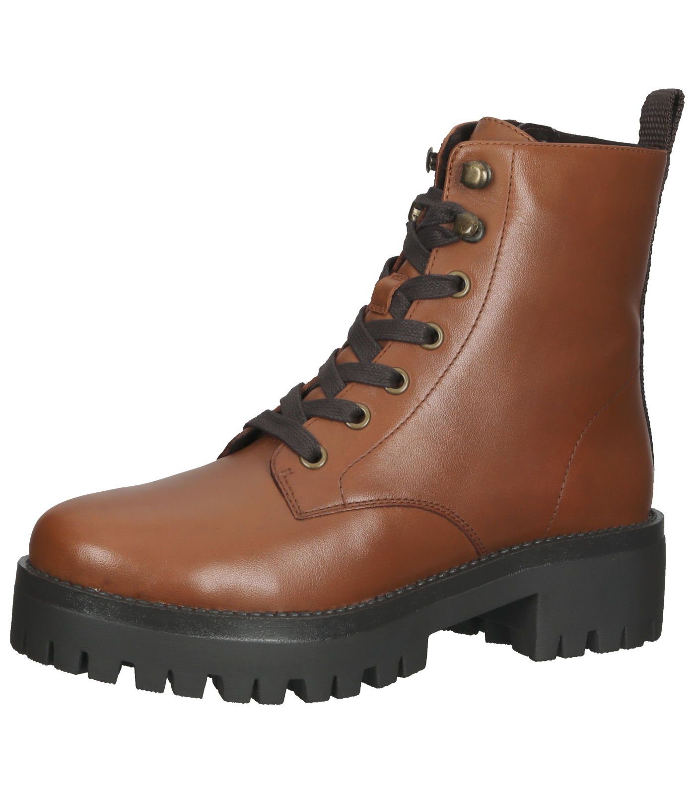 Spm Stiefelette Leder Schnürstiefelette