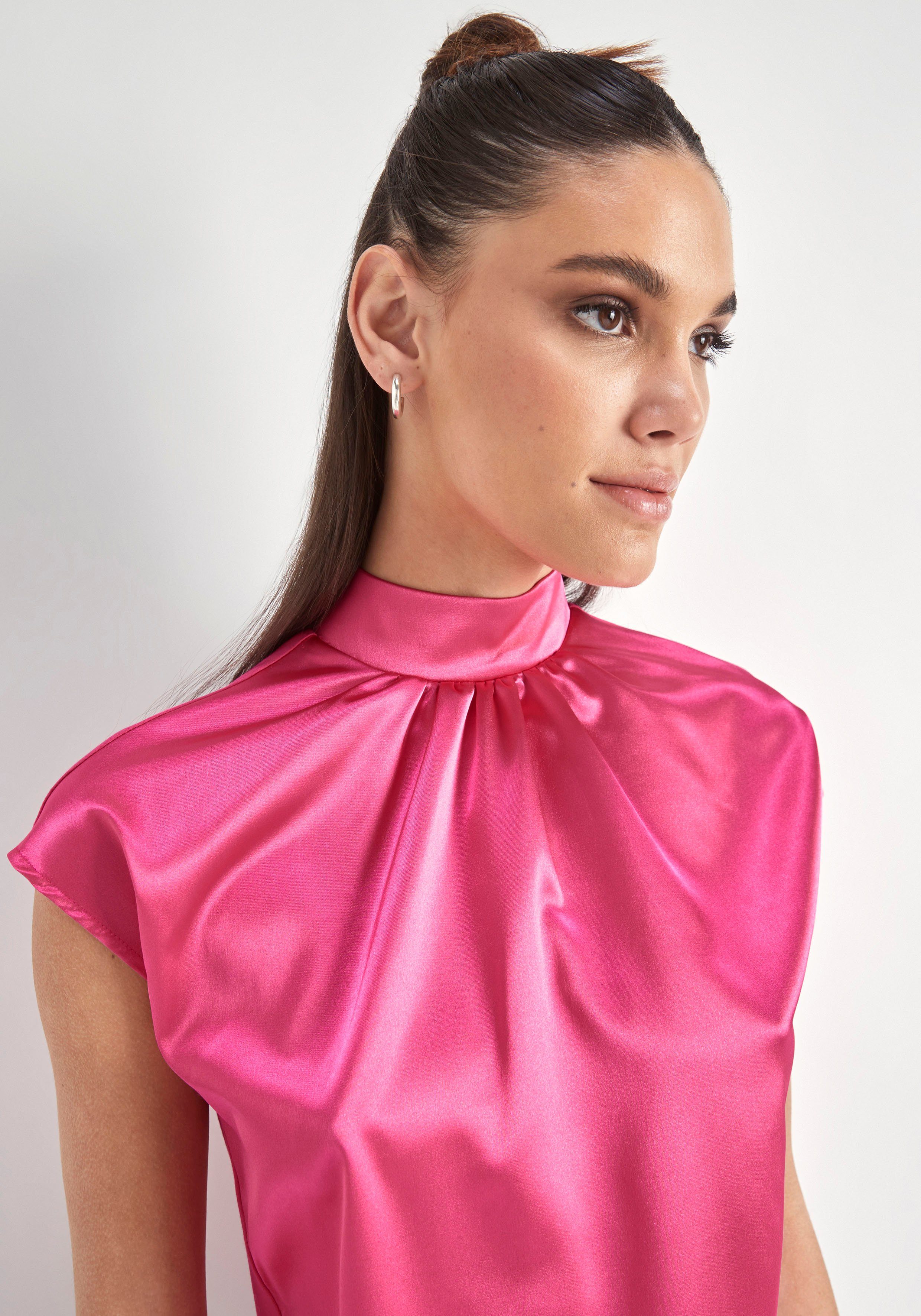 HECHTER PARIS Blusentop pink hochwertigem aus Material