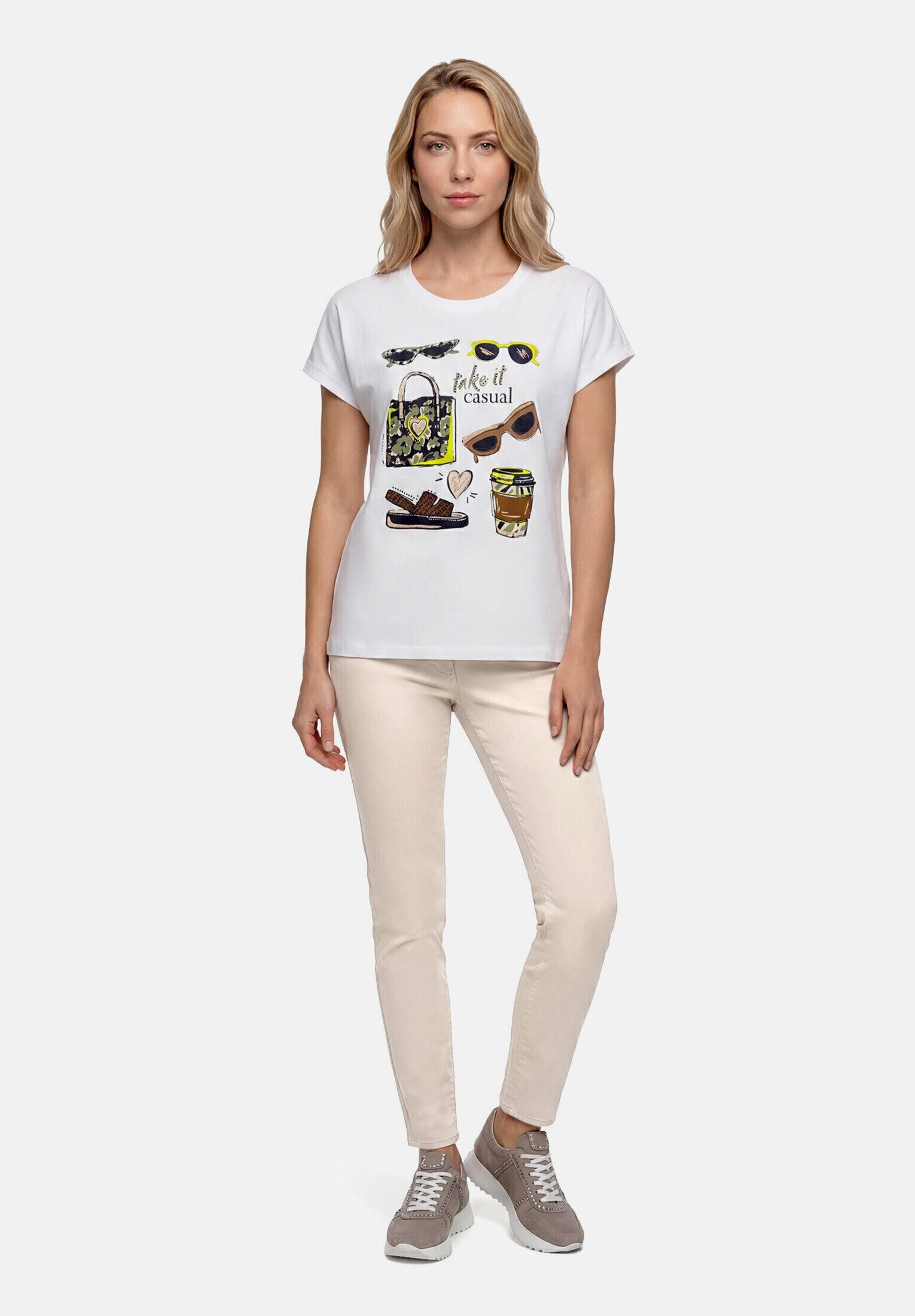 Betty Barclay Kurzarmshirt Damen mit Aufdruck (1-tlg)
