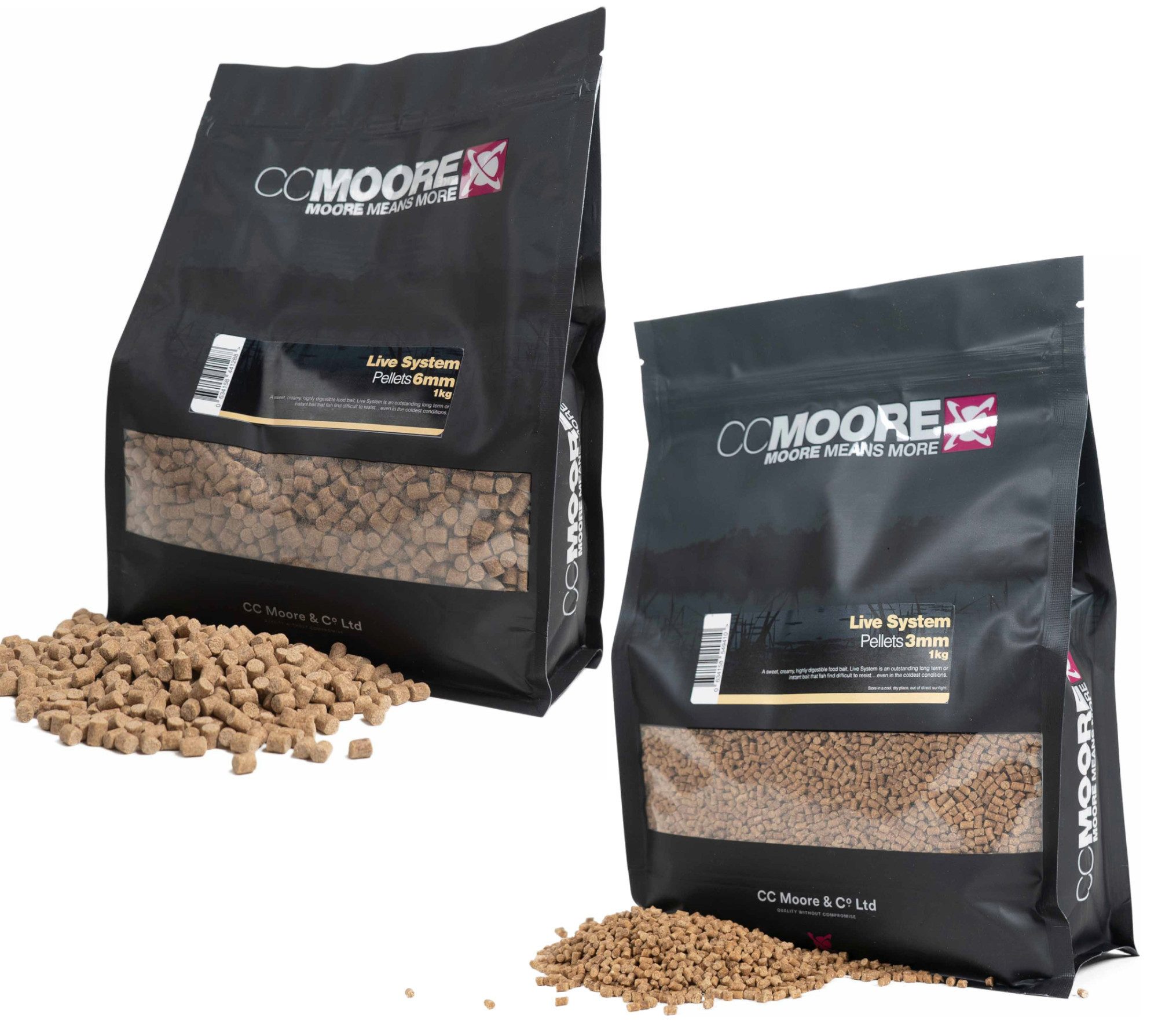 CC Moore Fischpellets Live System Pellets 3mm 1kg