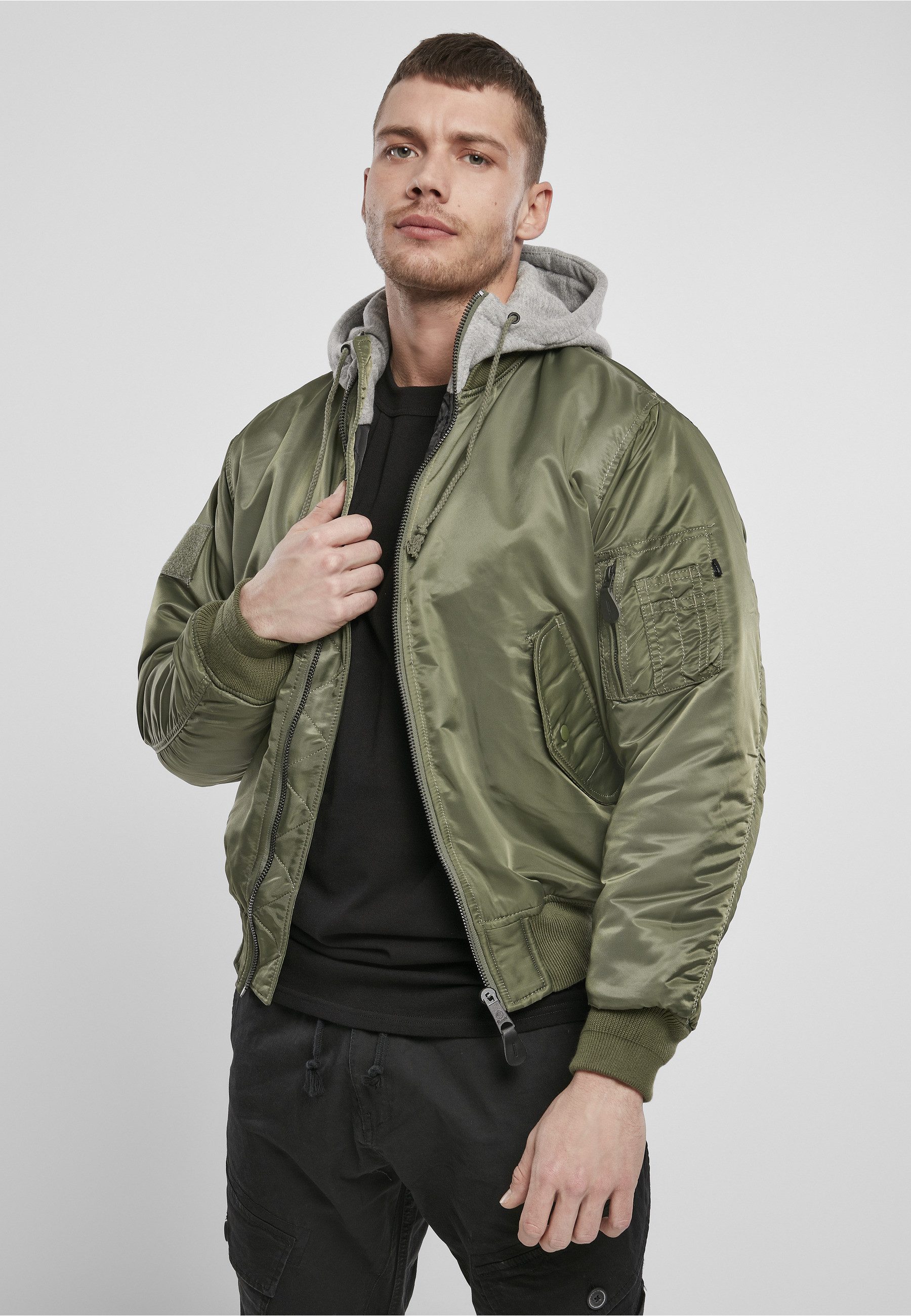 Brandit Anorak Brandit Herren Hooded MA1 Bomber Jacket (1-St)