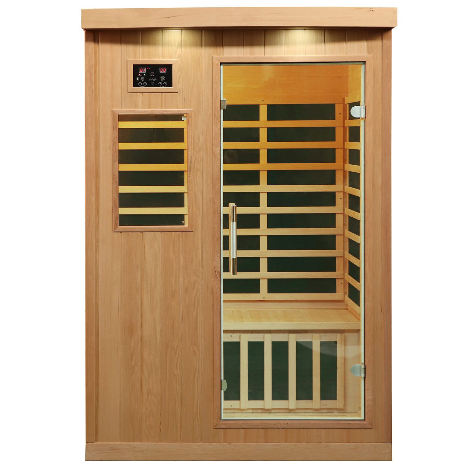 Canadian Spa GmbH Infrarotkabine Tremblant Sauna, BxTxH: 127 x 105 x 195 cm, 2 personen, für Haushaltssteckdosen, Bluetooth Audio, Aromatherapie