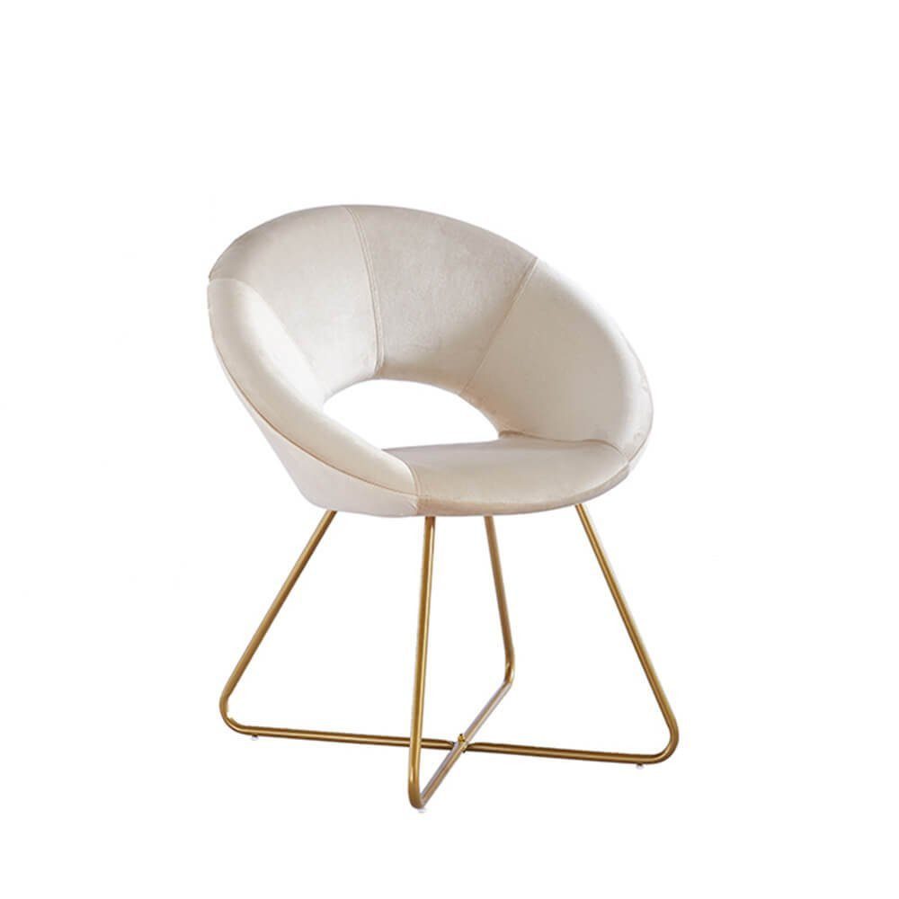 HOME DELUXE Stuhl Samtstuhl SELESA 72 x 58 x 44 cm, Esszimmerstuhl Küchenstuhl