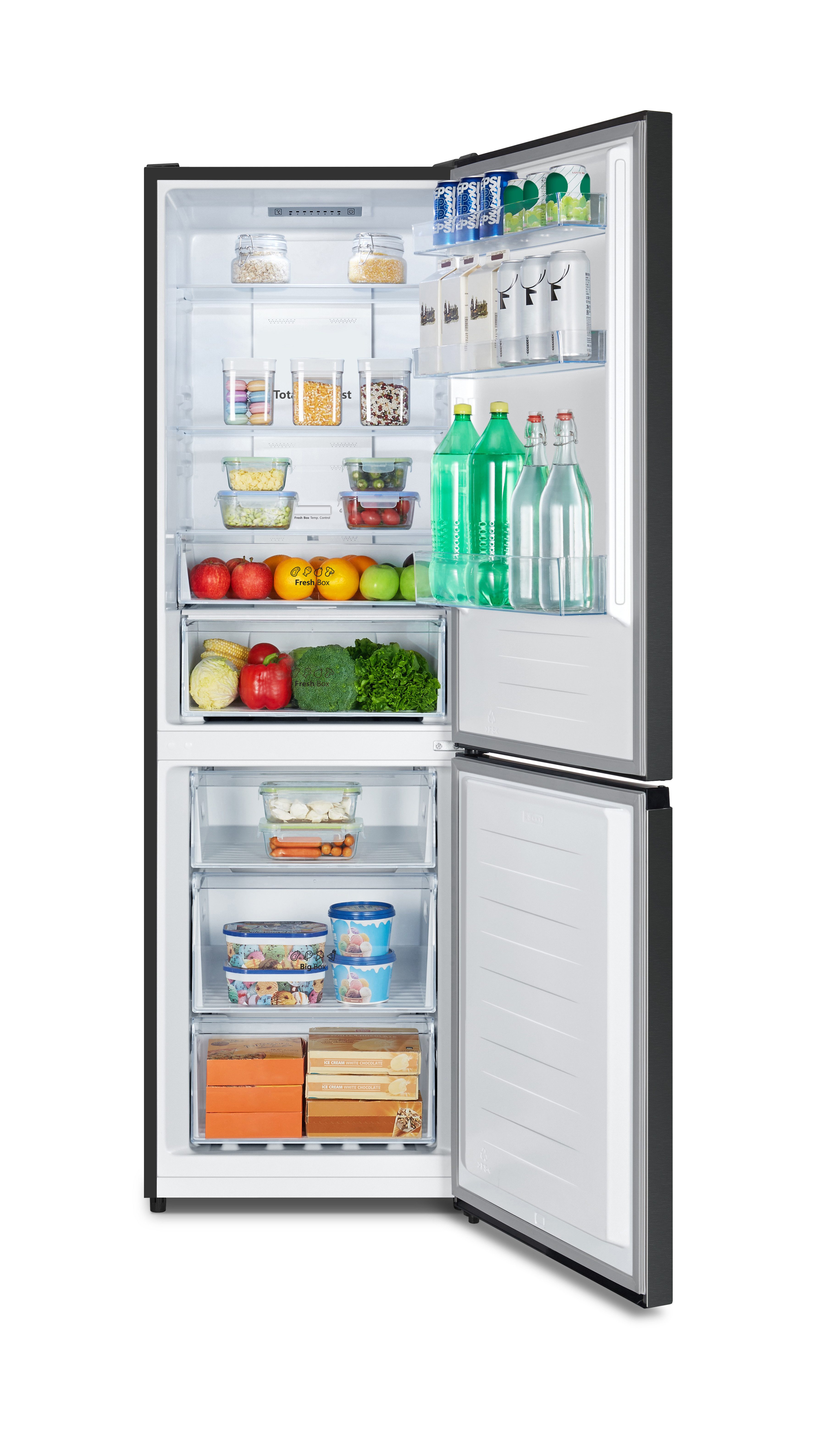 Hisense Kühl-/Gefrierkombination RB3N300NEFA, 187,3 cm hoch, 59,5 cm breit, Total NoFrost
