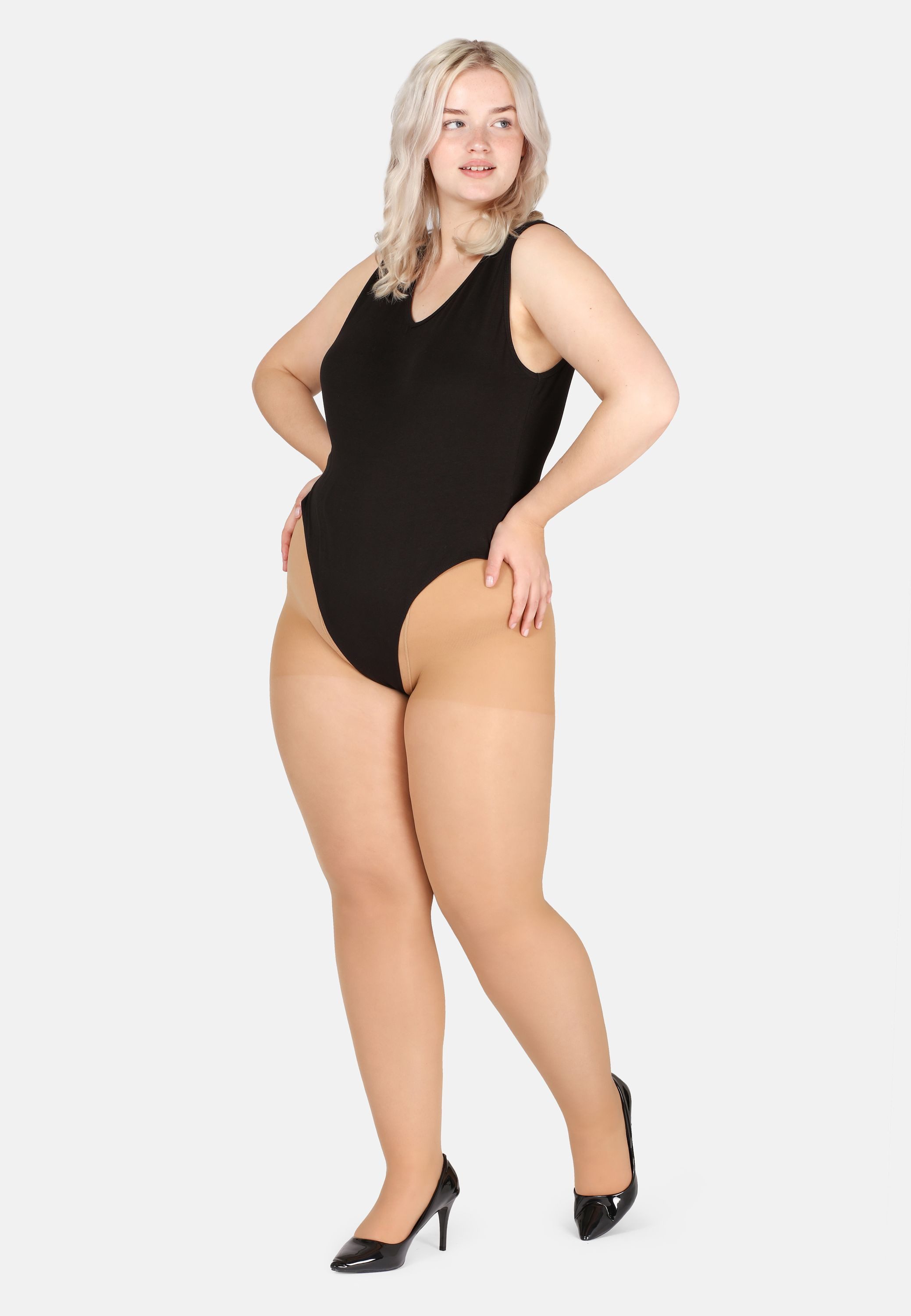Bellivalini Strumpfhose Damen Plus Size 40 DEN BLV-1125 40 DEN (1 St) – Bild 4 von 5