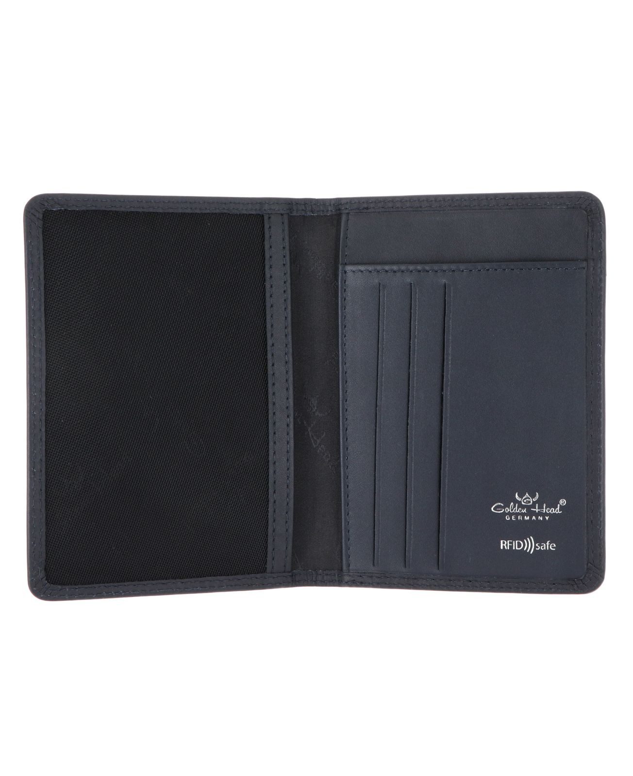 Golden Head Etui Ausweisetui 4480, aus echtem Rindsleder mit RFID-Blocker Schutz