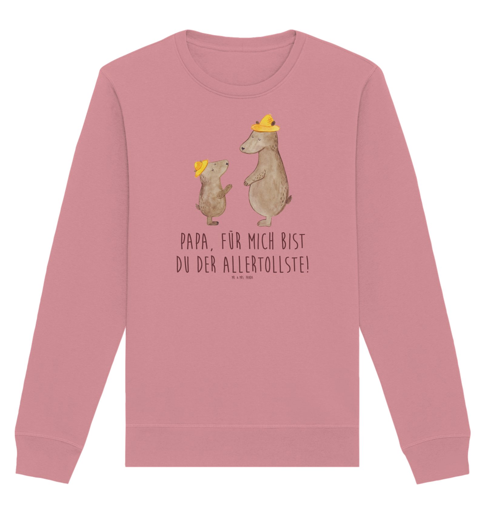 Longpullover Bären mit Hut Größe XL - Canyon Pink - Geschenk, Pullover Frauen, Pul