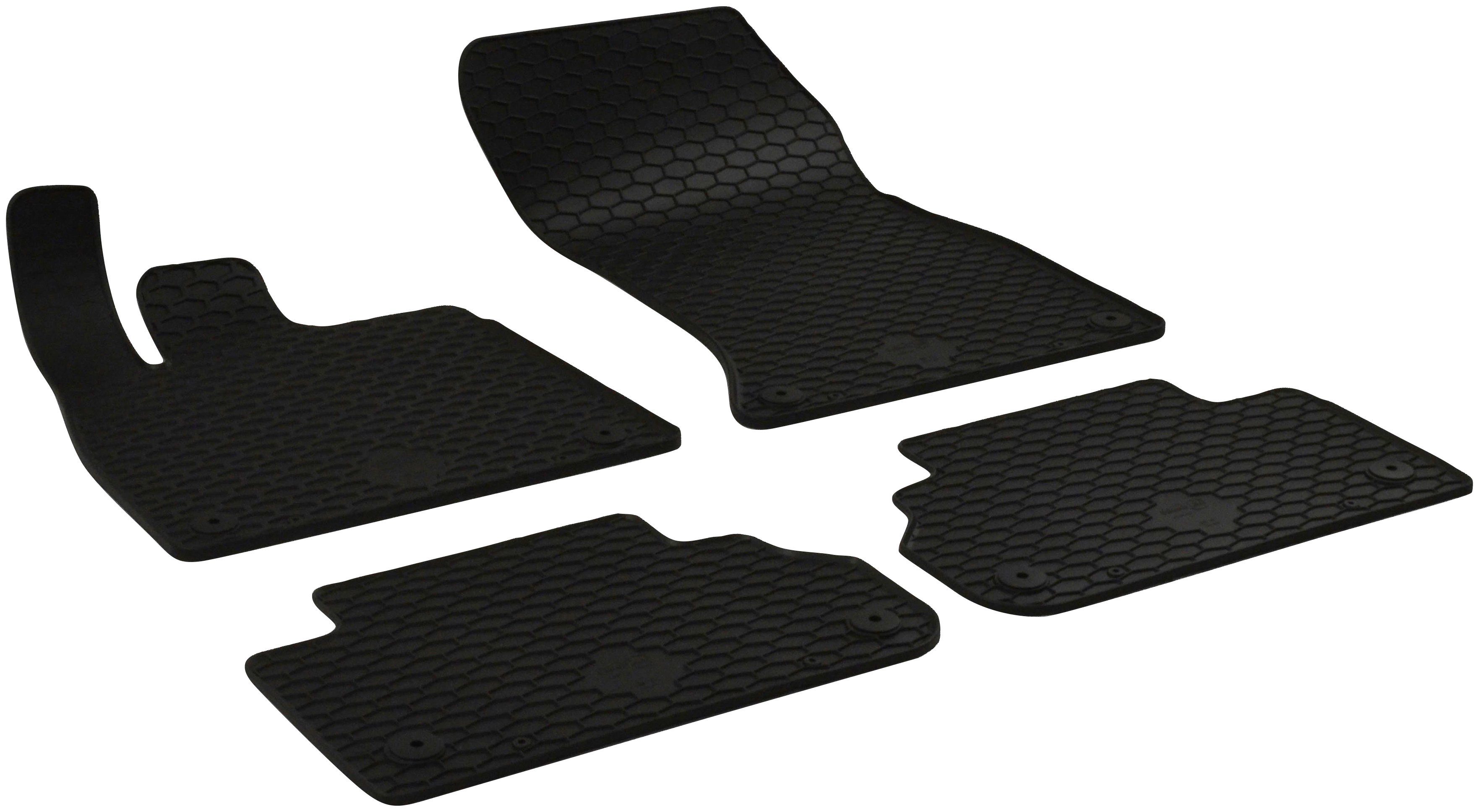 WALSER Passform-Fußmatten (4 St), für Audi Q5 Geländewagen, für Audi Q5  (FYB, FYG) 05/2016-Heute