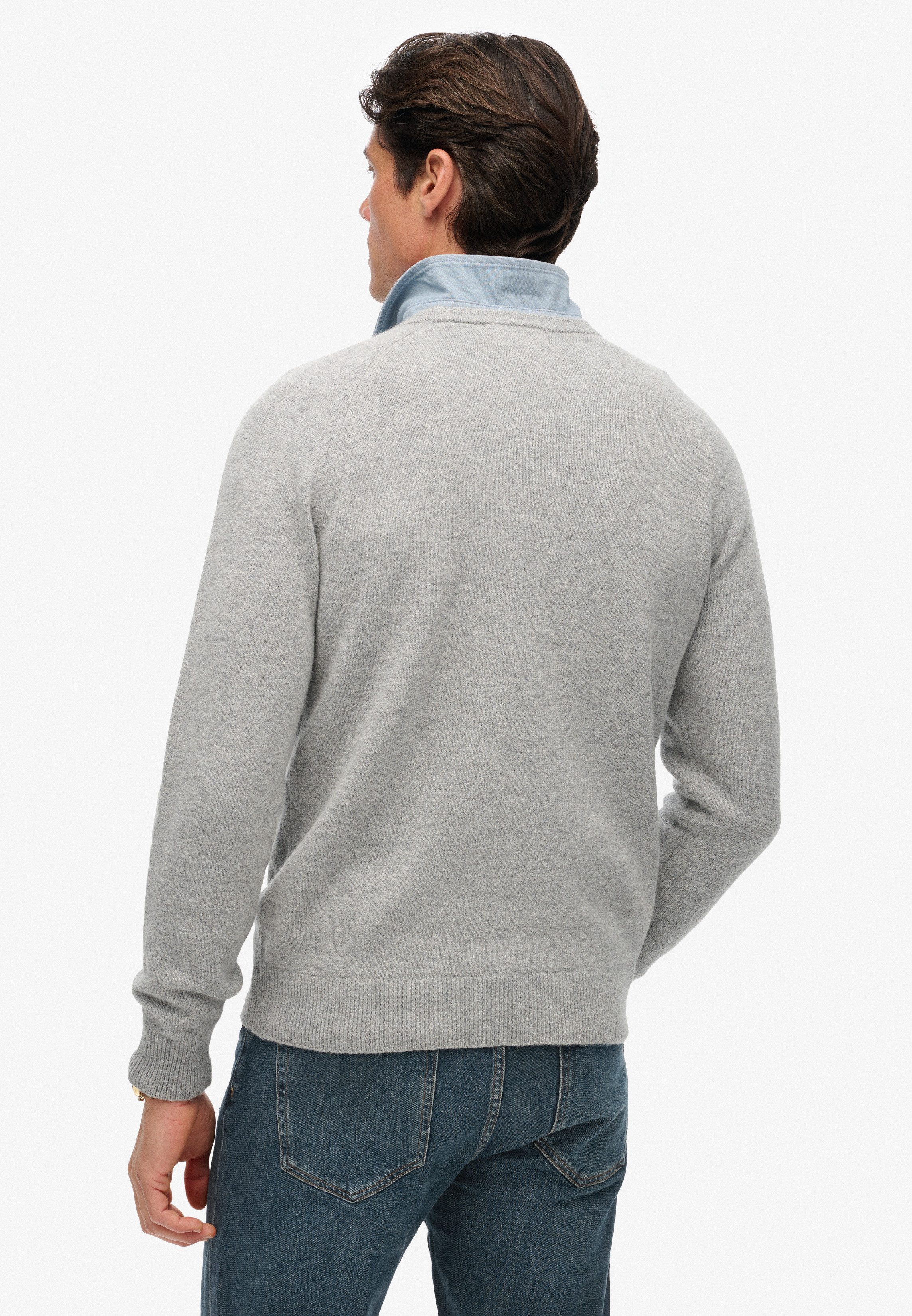 Superdry Strickpullover WOOL BLEND JUMPER