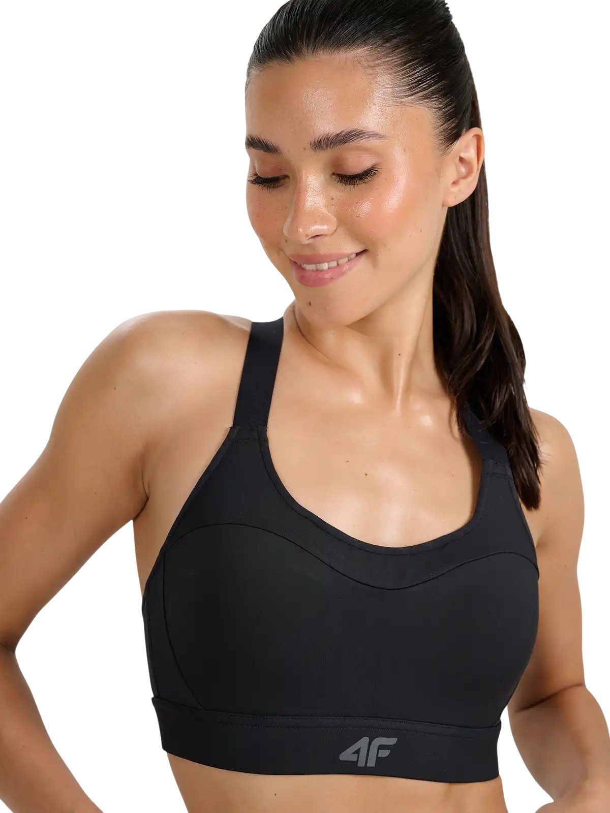 4F Sport-BH F180 Bra (elastisches Material) schwarz Damen
