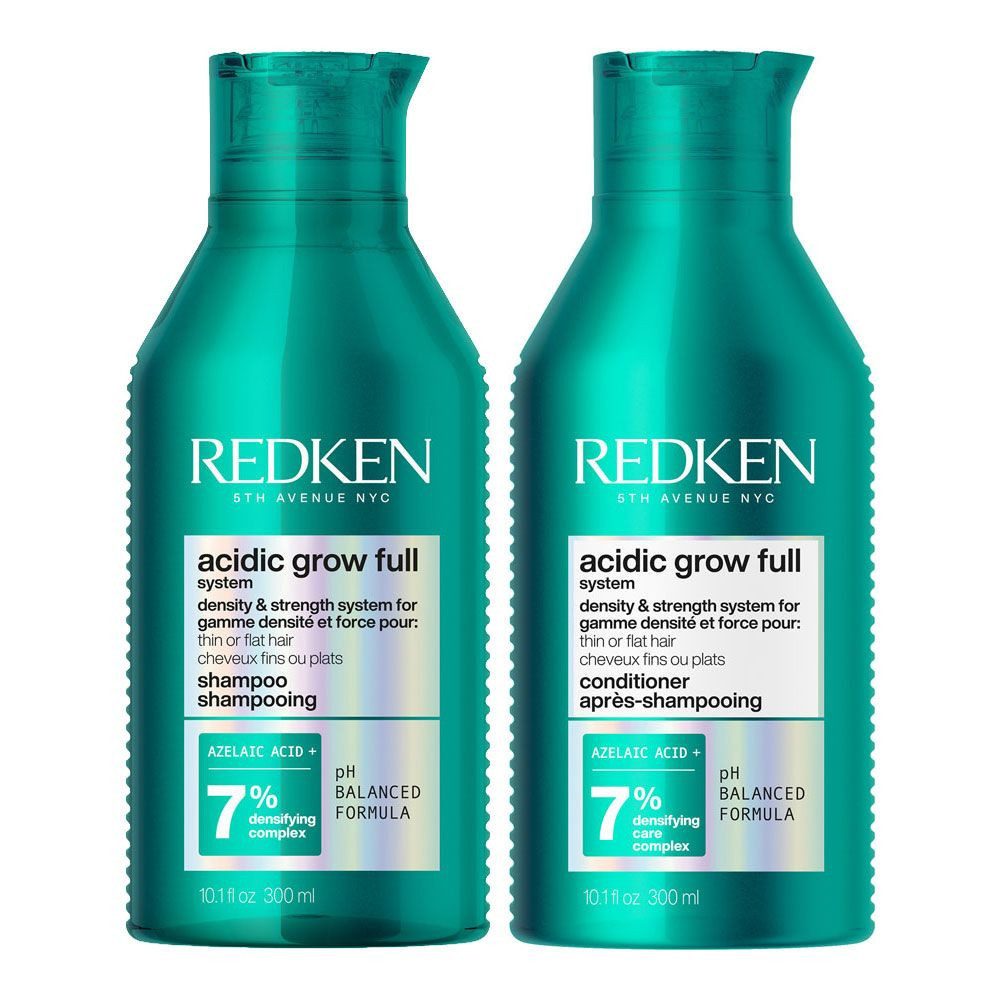 Redken Haarpflege-Set Redken Acidic Grow Full System Set – Shampoo 300 ml + Conditioner 300, 2-tlg., reichhaltig