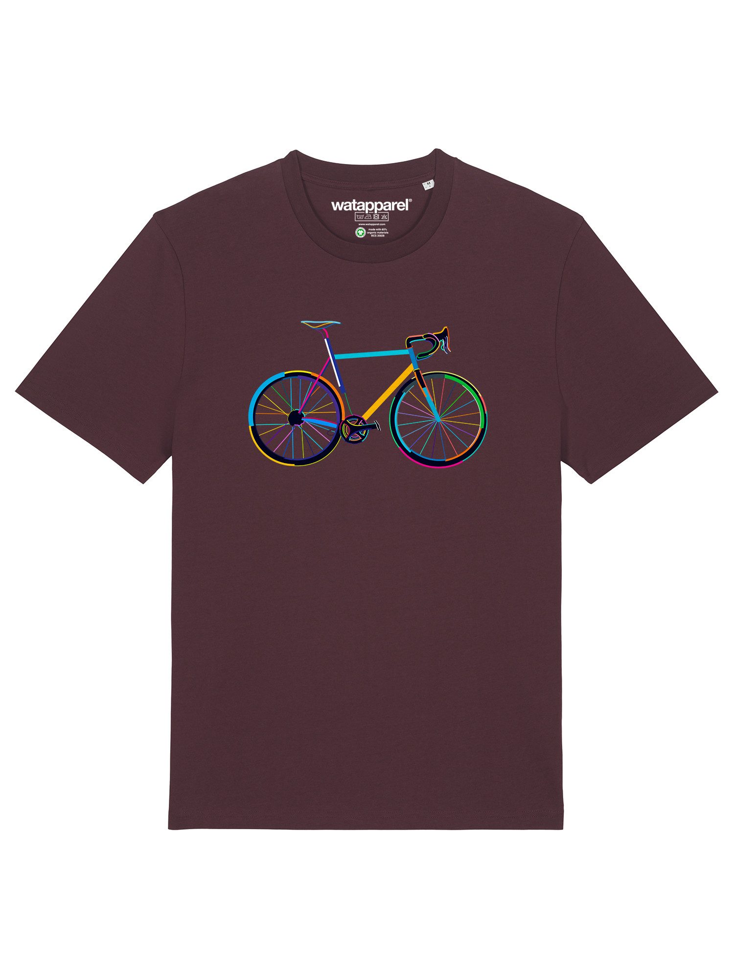 T-Shirt Fahrrad by night