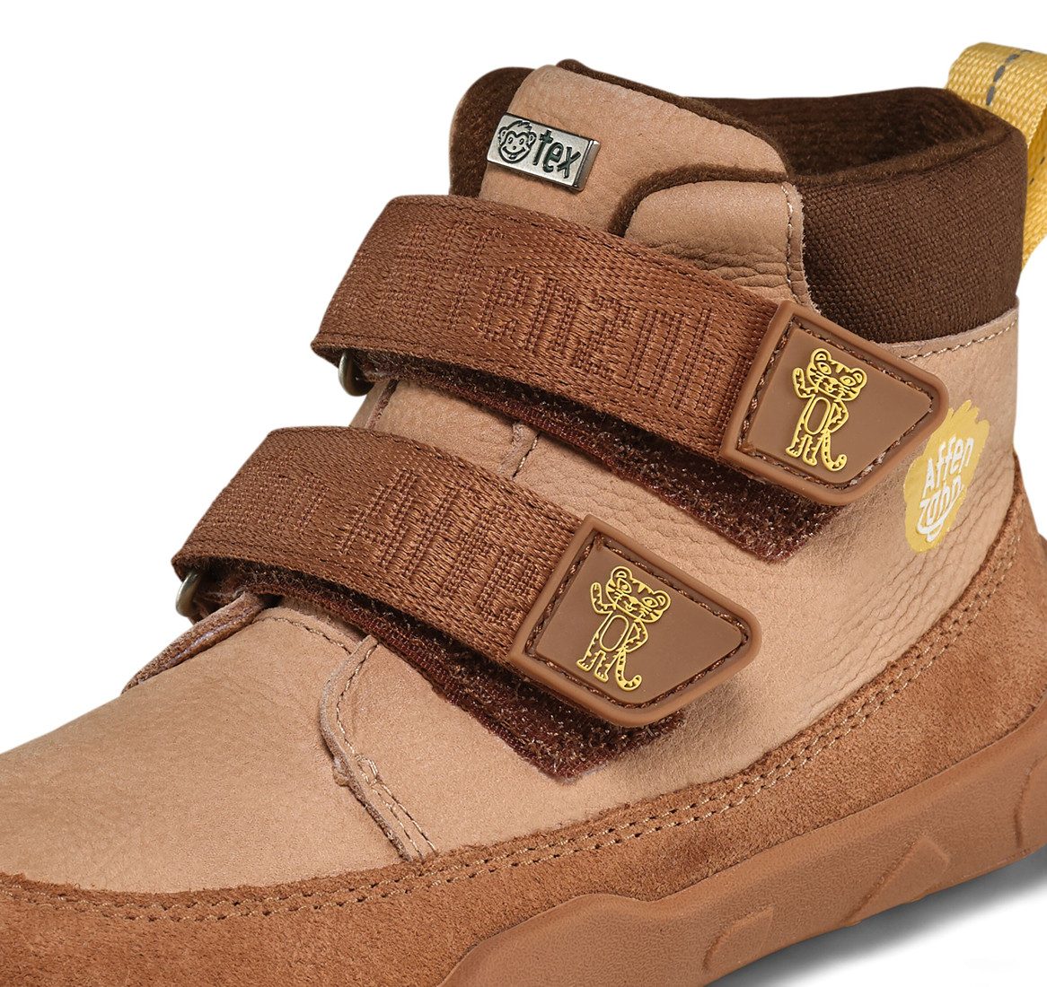 Affenzahn Affenzahn Barfußschuhe Übergangsschuh Leder Friendy Lauflernschuh – Bild 2 von 5