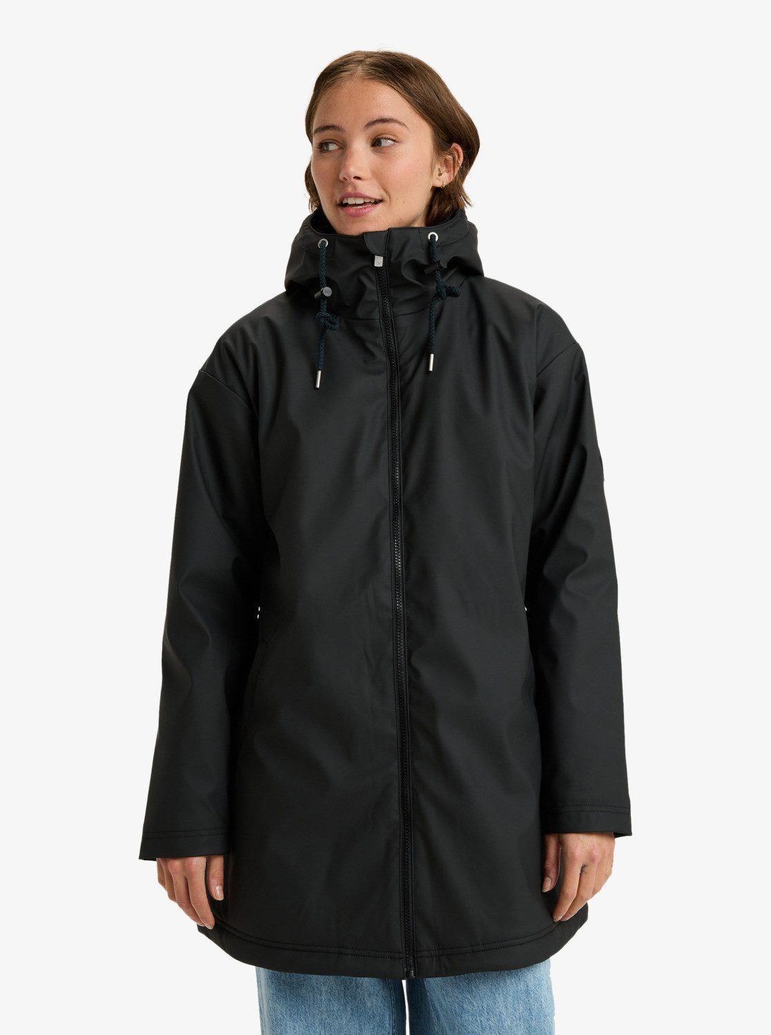 Roxy Winterjacke RAIN ROAD POLAR ZIP sportlicher Stil, für Outdoor-Aktivitäten in der Winterzeit