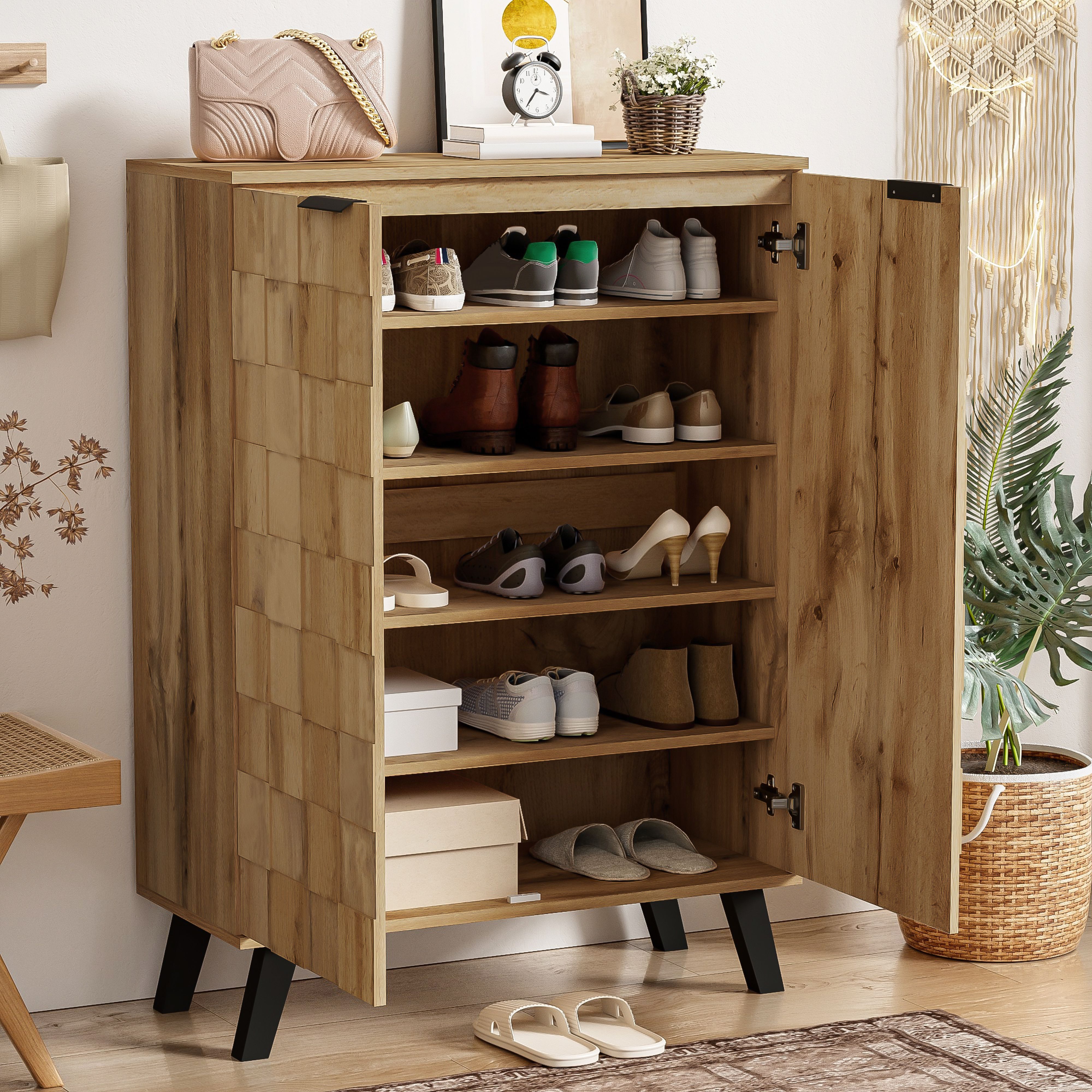 BlingBin Sideboard Moderner Schuhschrank mit 5 günstig online kaufen