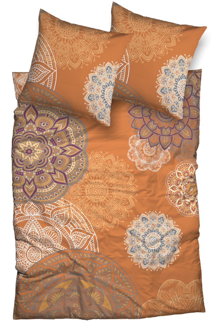 sister s. Bettwäsche Biber Bettwäsche EIVISSA, Biber, 2 teilig, kuschelig warm zum Wohlfühlen, Bettwäsche-Set mit Mandalas Blumen