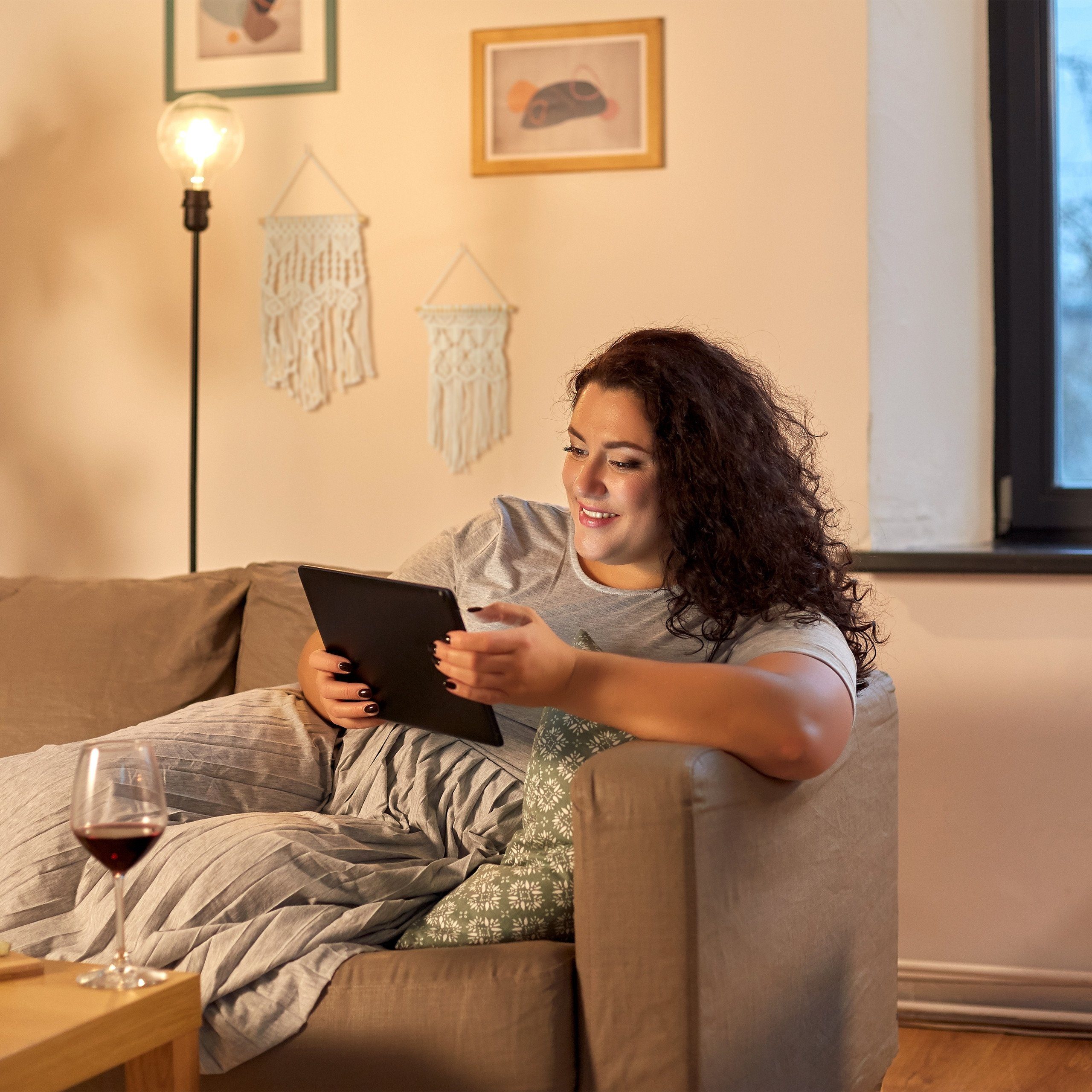 relaxdays Wanddekoobjekt Makramee Wandbehang im 2er Set