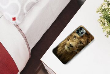 MuchoWow Handyhülle Afrikanischer Löwe Porträt, Handyhülle Apple iPhone 11 Pro Max, Smartphone-Bumper, Print, Handy