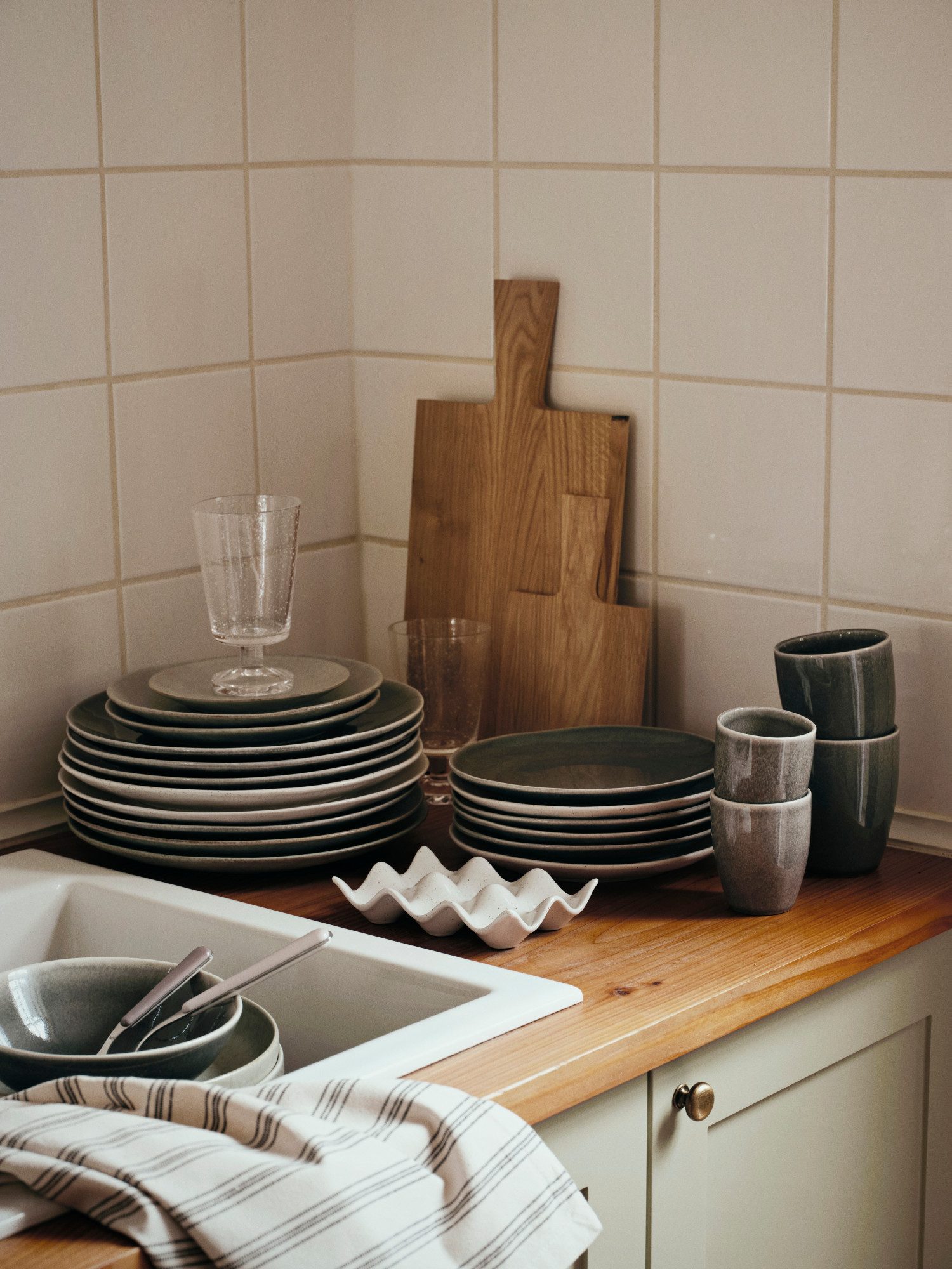 Broste Copenhagen Schneidebrett Broste Copenhagen Schneidebrett Todd 30 cm x17 cm geölte Eiche, Geölte Eiche
