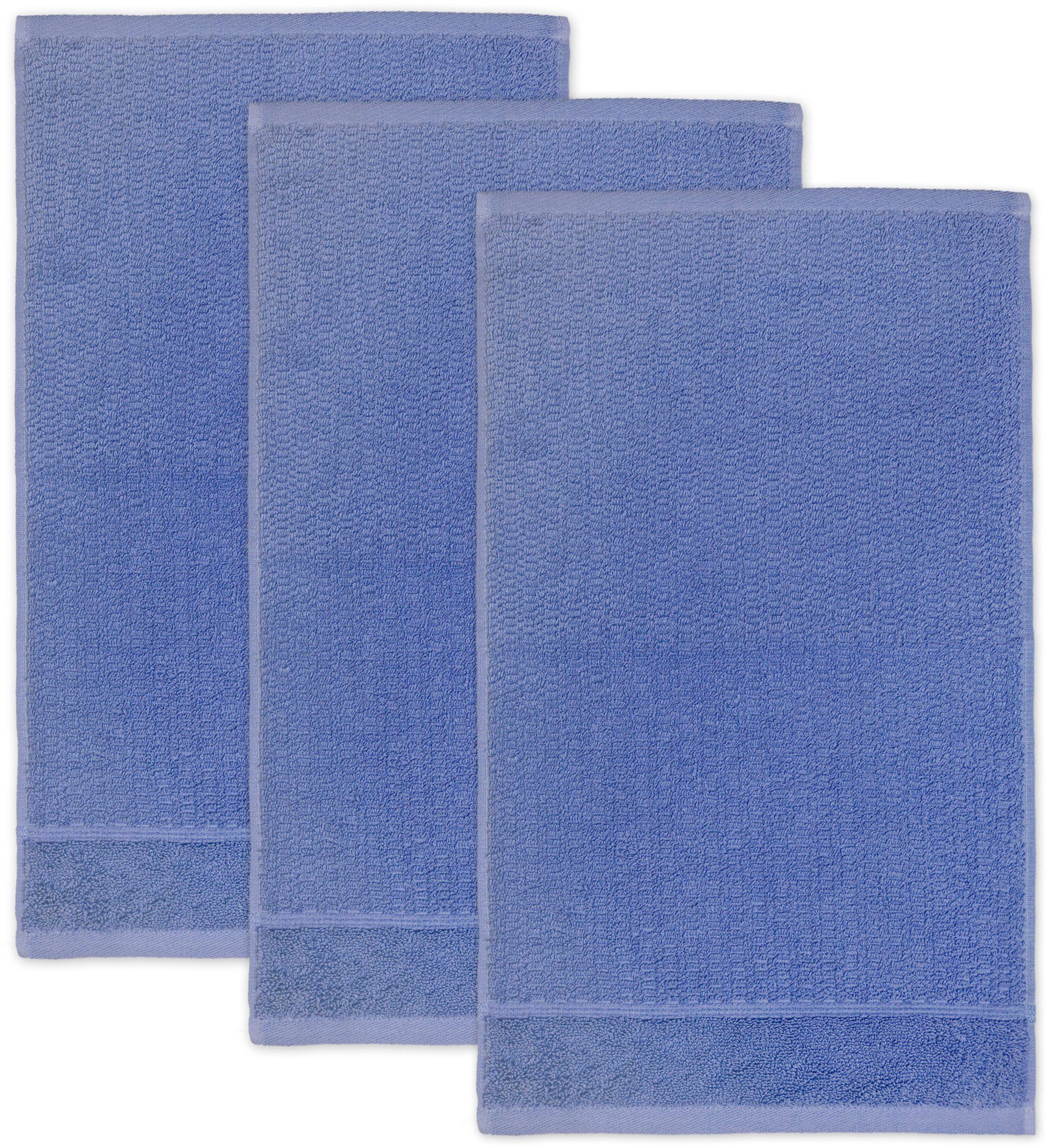 Möve for frottana Gästehandtücher Pearl, Walkfrottier (3-St), mit Perloptik günstig online kaufen