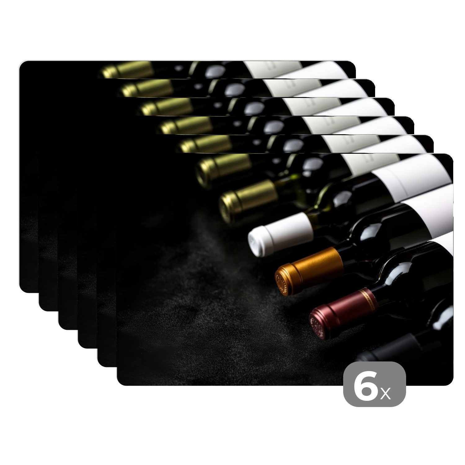 MuchoWow Platzset Wein - Flaschen - günstig online kaufen