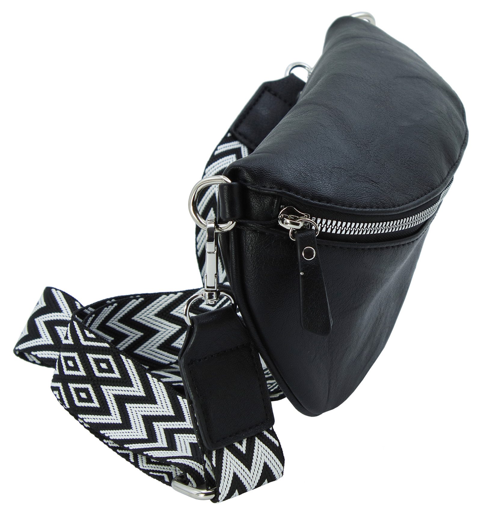 J JONES JENNIFER JONES Bauchtasche Damen Hüfttasche Umhängetasche breiter Gurt Gürteltasche Handtasche – Bild 5 von 5