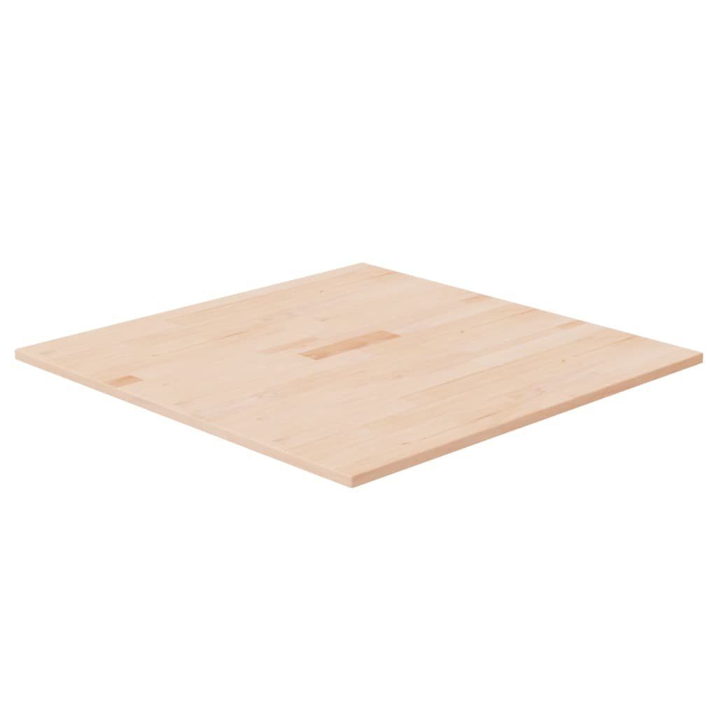 Quadratisch vidaXL Tischplatte Eichenholz cm Tischplatte Unbehandelt 70x70x1,5 St) (1 Natur