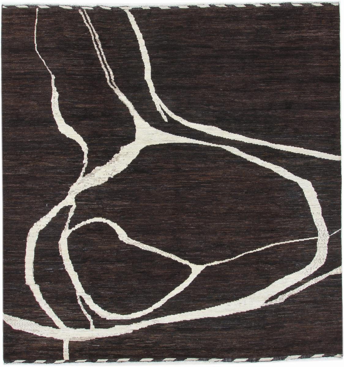Orientteppich Berber Ela Design 285x300 Handgeknüpfter Moderner Orientteppich, Nain Trading, rechteckig, Höhe: 20 mm