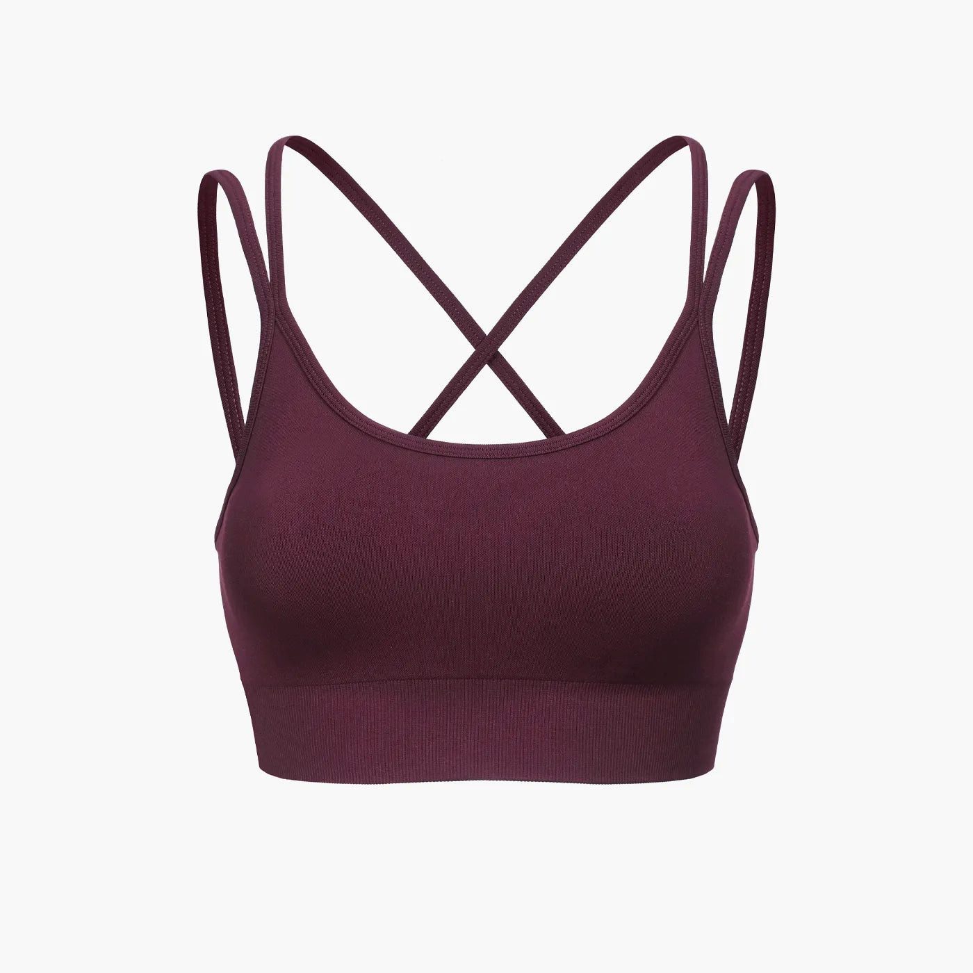 Creamy Fabrics Sport-BH ContourLift Seamless Cross over Sport Bra-Burgundy günstig online kaufen