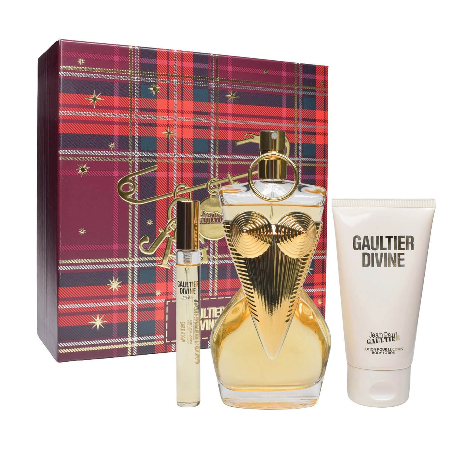 JEAN PAUL GAULTIER Eau de Parfum Divine + 10 ml Travel Stick + 75 ml Bodyloution Damen Duftset