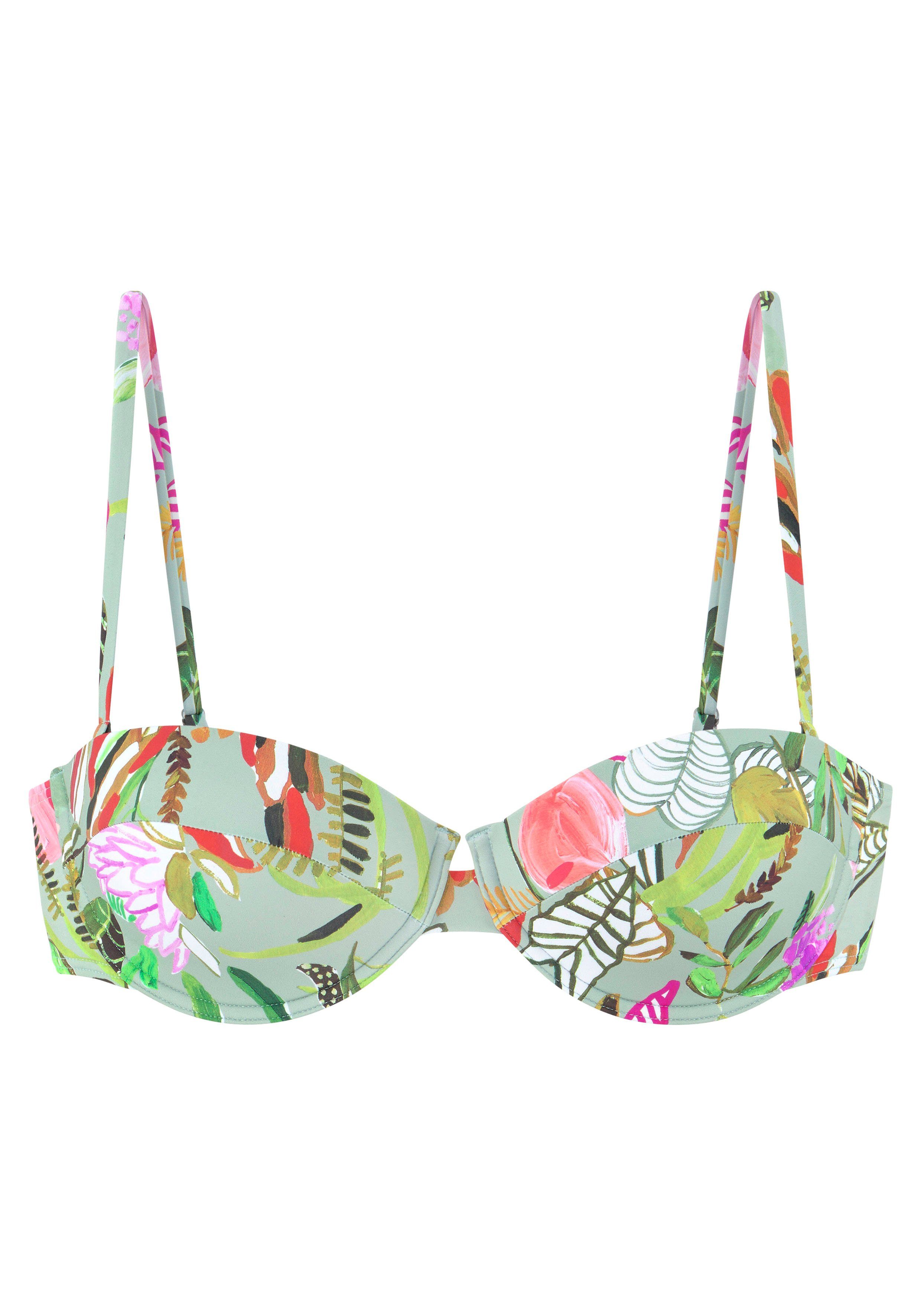 s.Oliver Balconette-Bikini-Top Herbst, im floralen Design günstig online kaufen