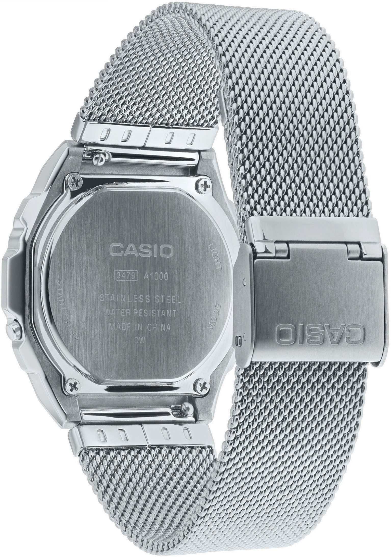 CASIO VINTAGE Chronograph A1000M-1BEF, Quarzuhr, Armbanduhr, Damen, Herren, digital, retro, Stoppfunktion