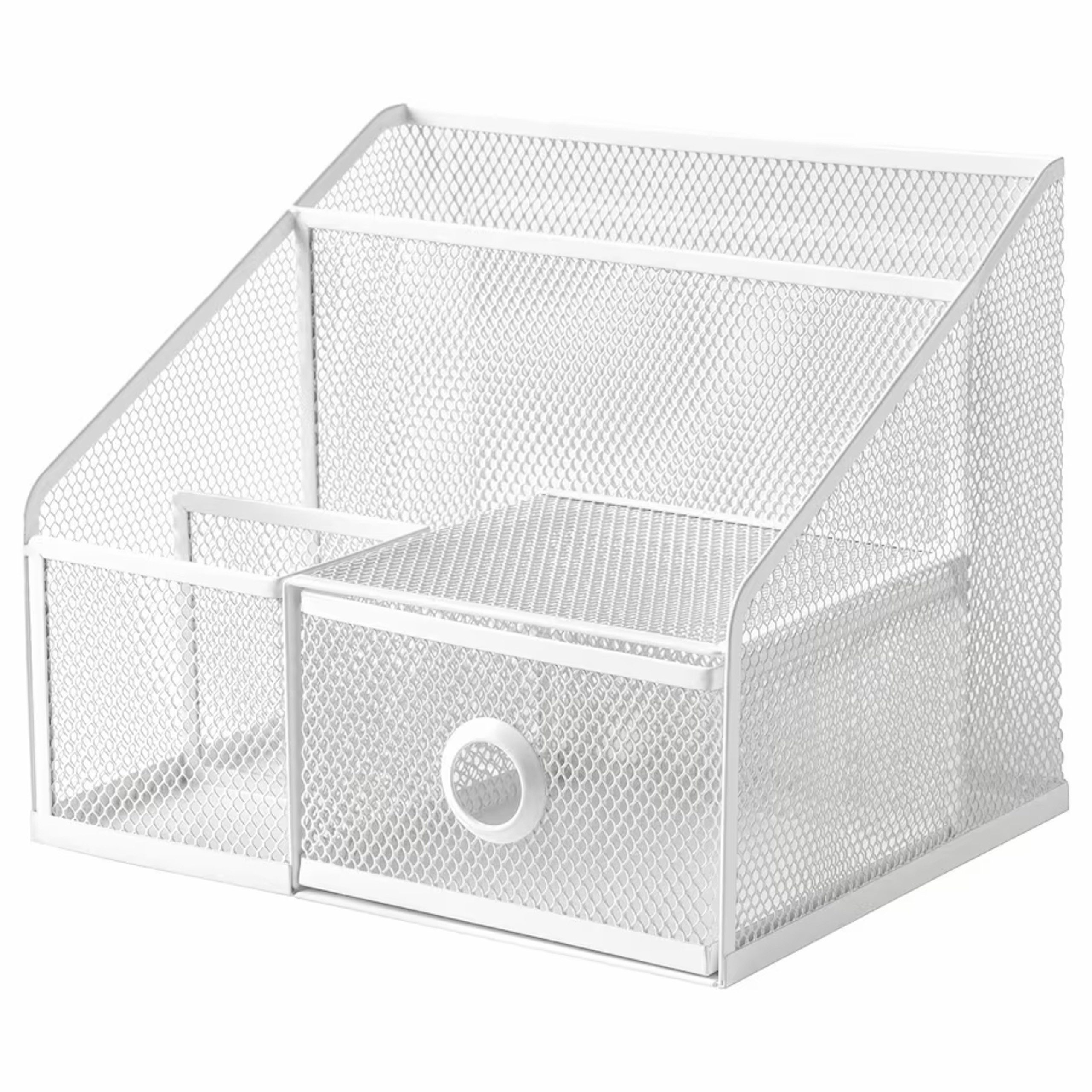 IKEA Organizer DRÖNJÖNS Weißer Schreibtisch-Organizer 25x20 cm IKEA