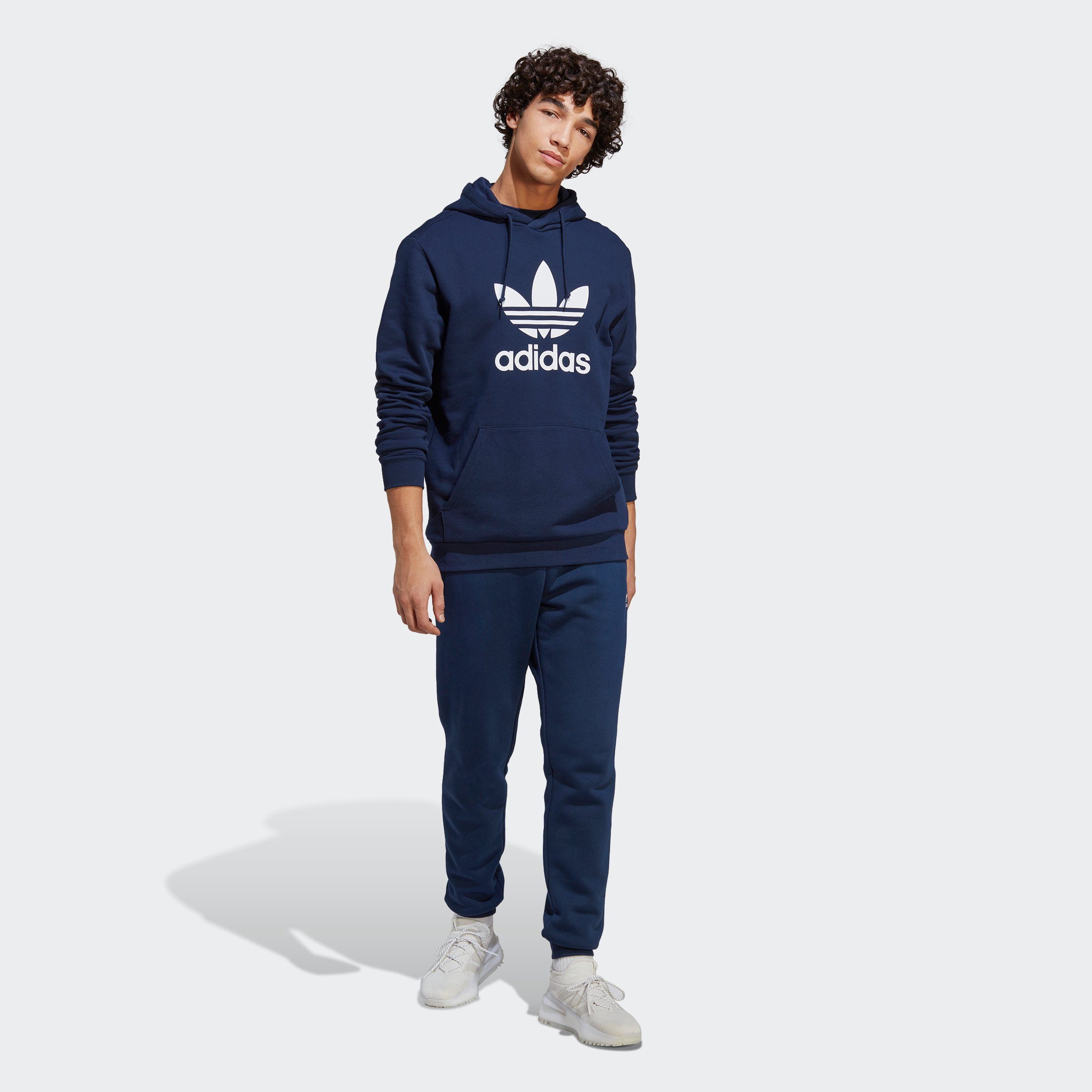 Indigo adidas Kapuzensweatshirt HOODIE Originals ADICOLOR CLASSICS TREFOIL Night