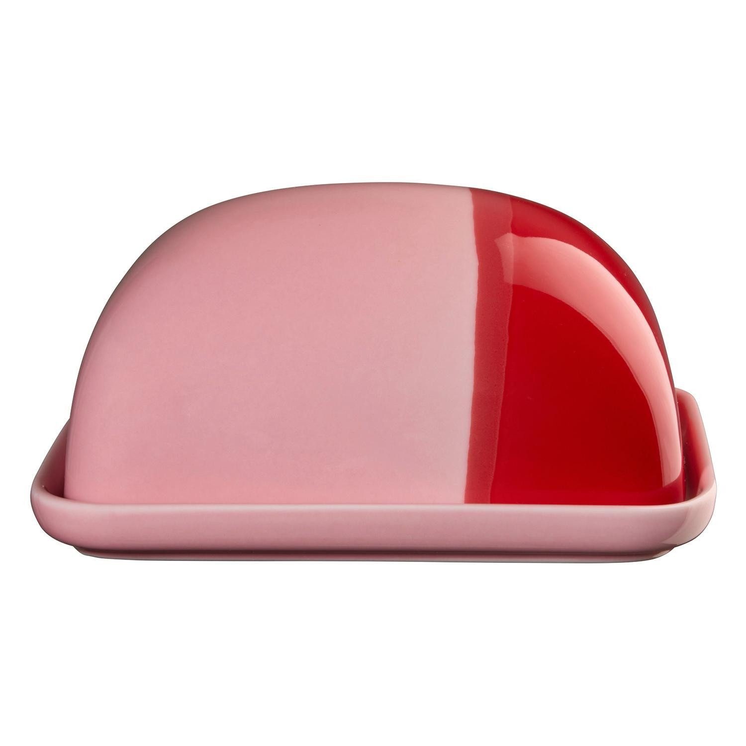 Butterdose Butterdose JOY, 15,5 x 12,5 cm, Rosa, Rot